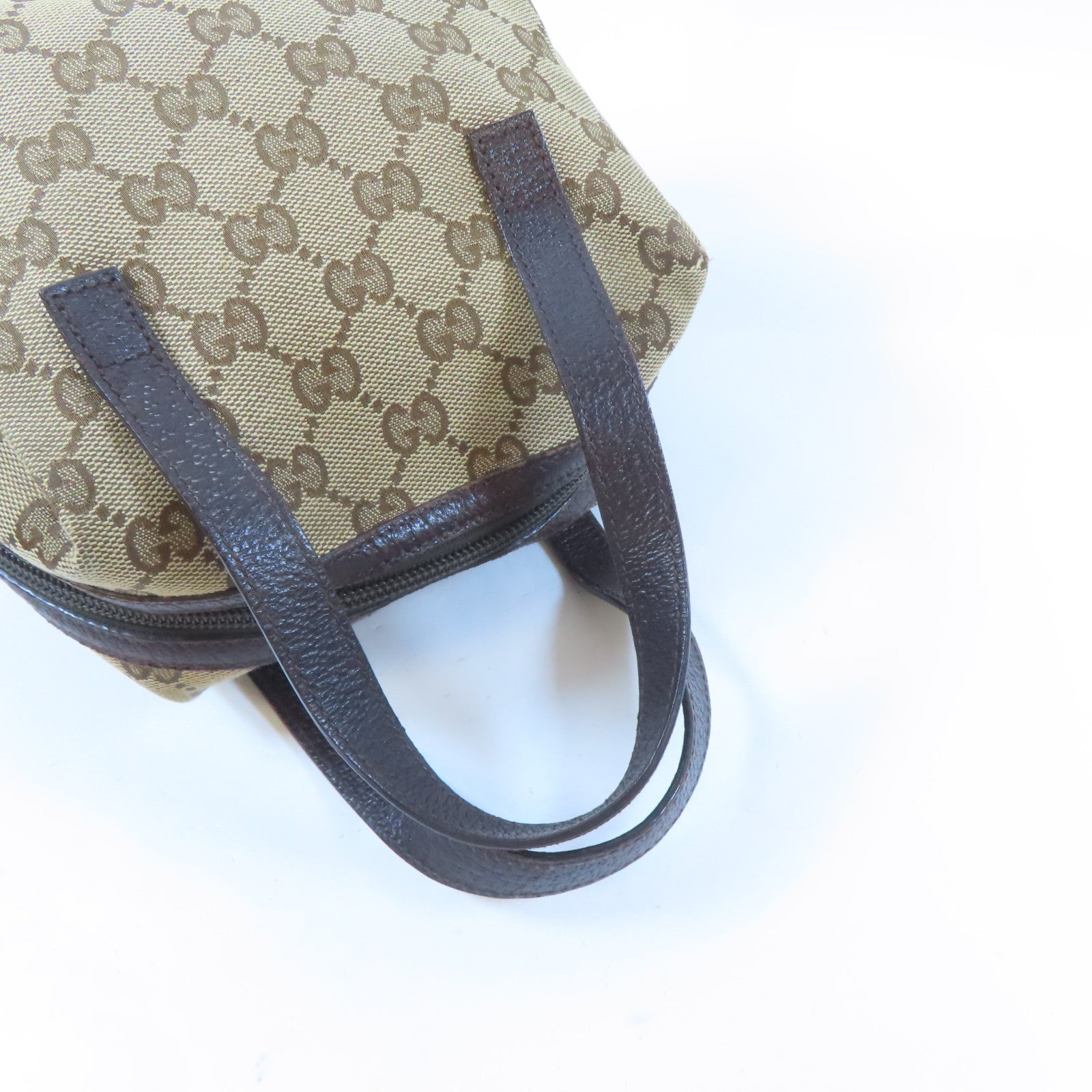 GUCCI 帆布Classic Tofu Mini Tote Bag手挽袋啡色