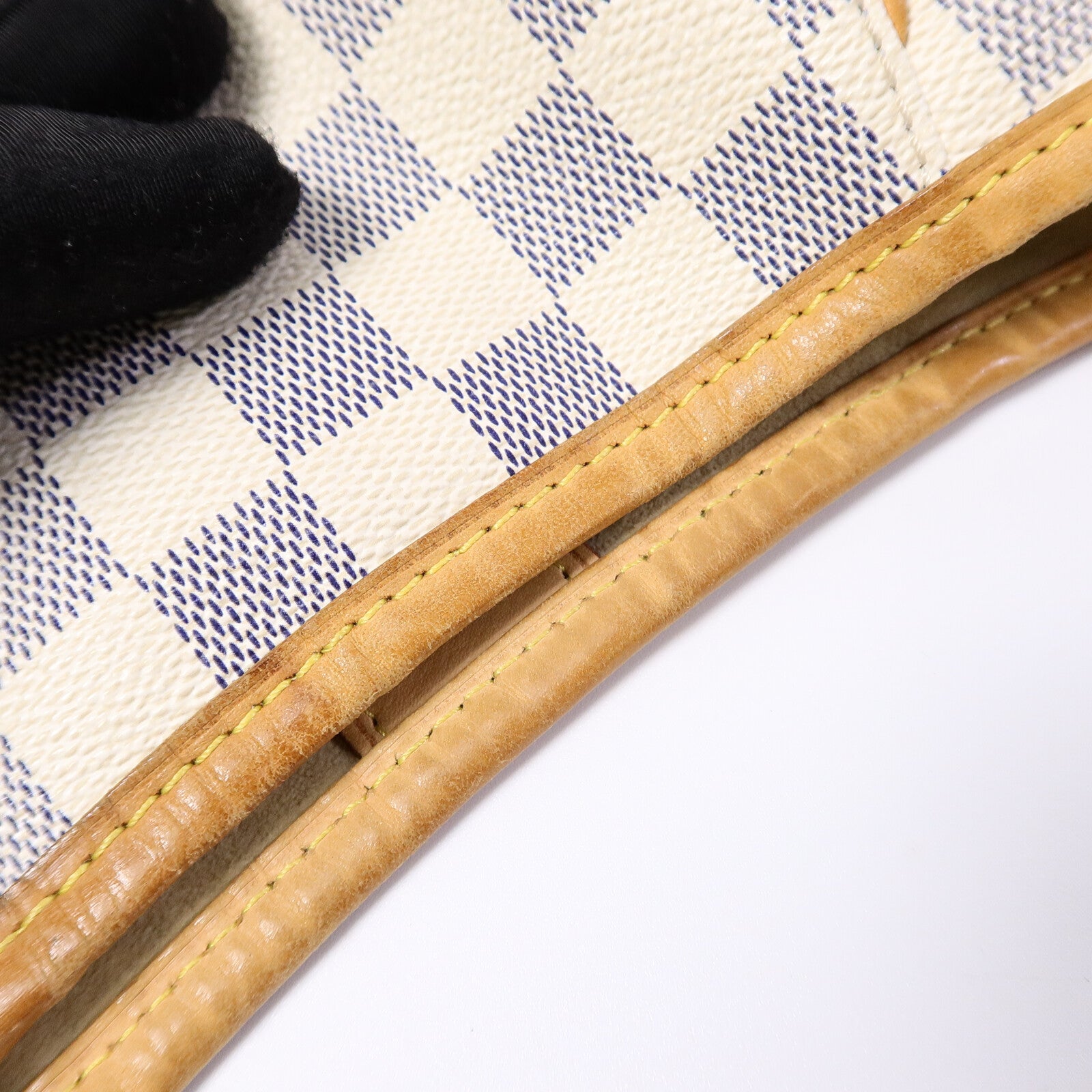 LOUIS VUITTON Damier Azur Galliera PM金扣肩背袋