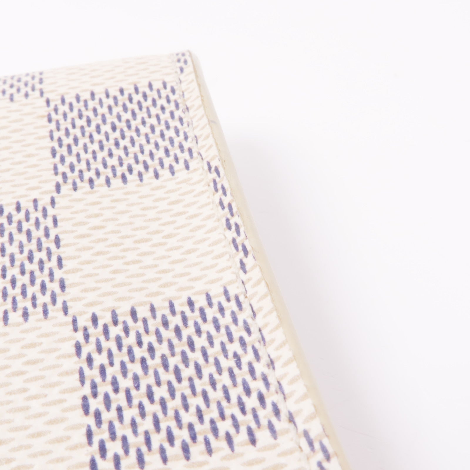 LOUIS VUITTON Damier Azur Victorine Wallet金扣錢包