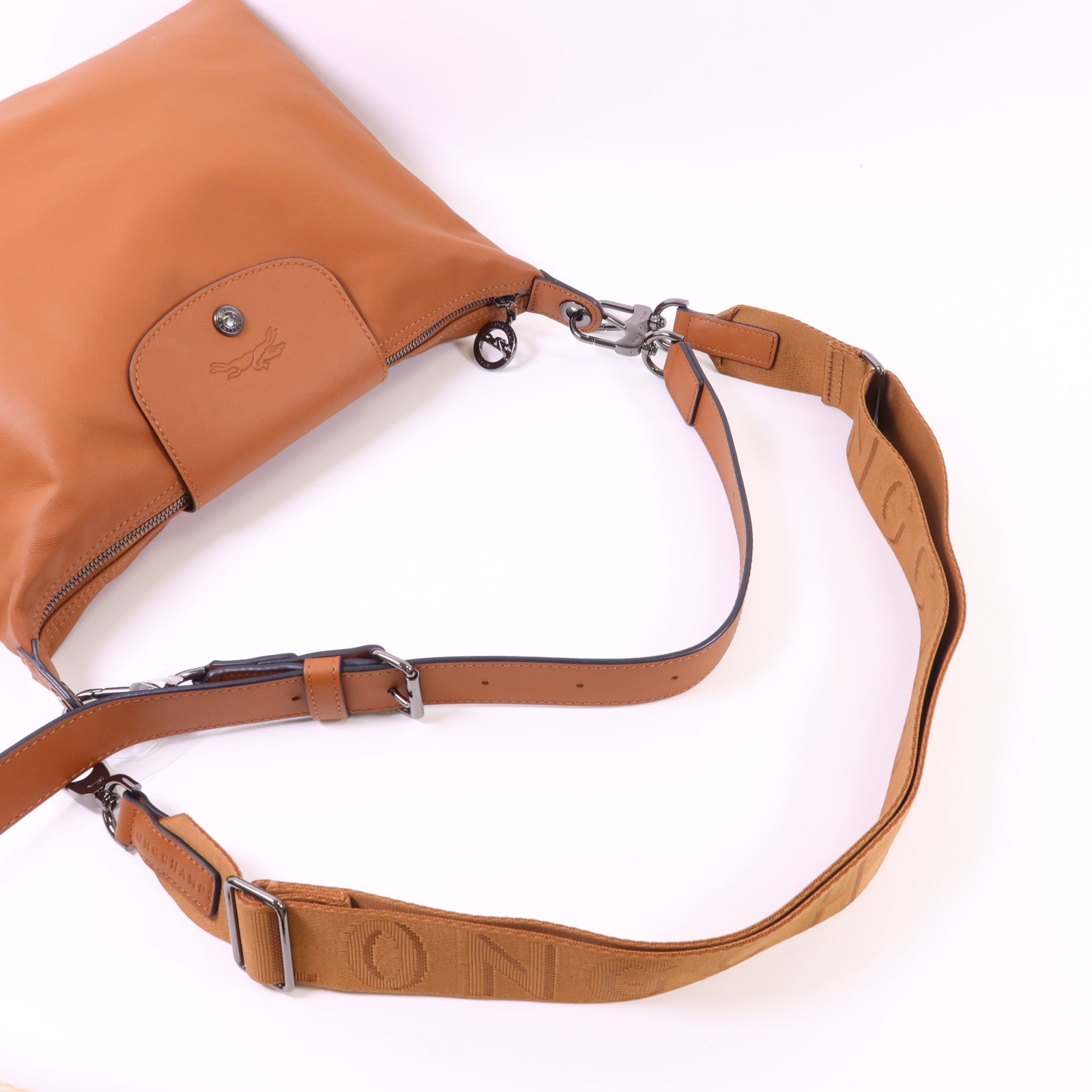 Longchamp 牛皮皮革2 Way Shoulder Bag手挽肩背兩用袋