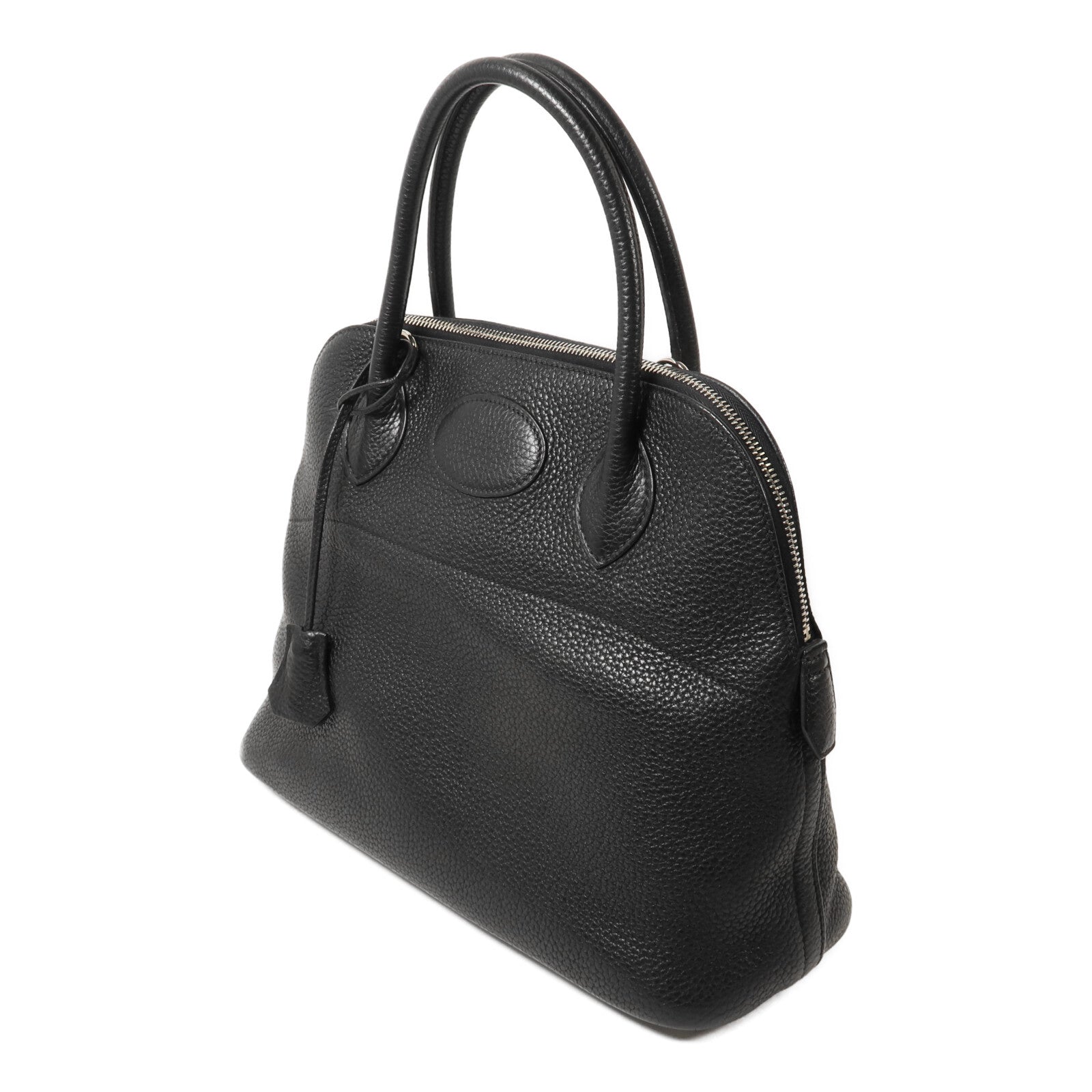HERMES Clemence皮革Bolide 31手挽袋Noir