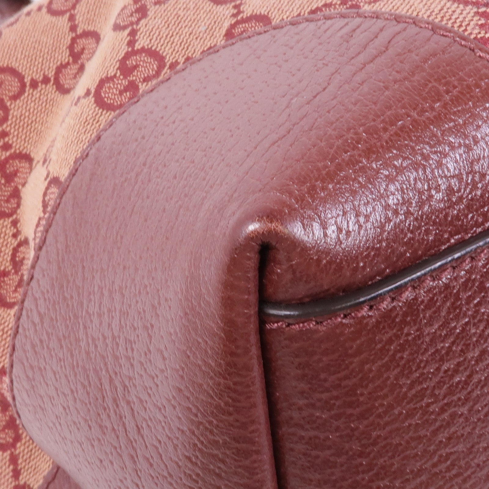GUCCI 帆布Shoulder Tote金扣肩背袋/手挽袋