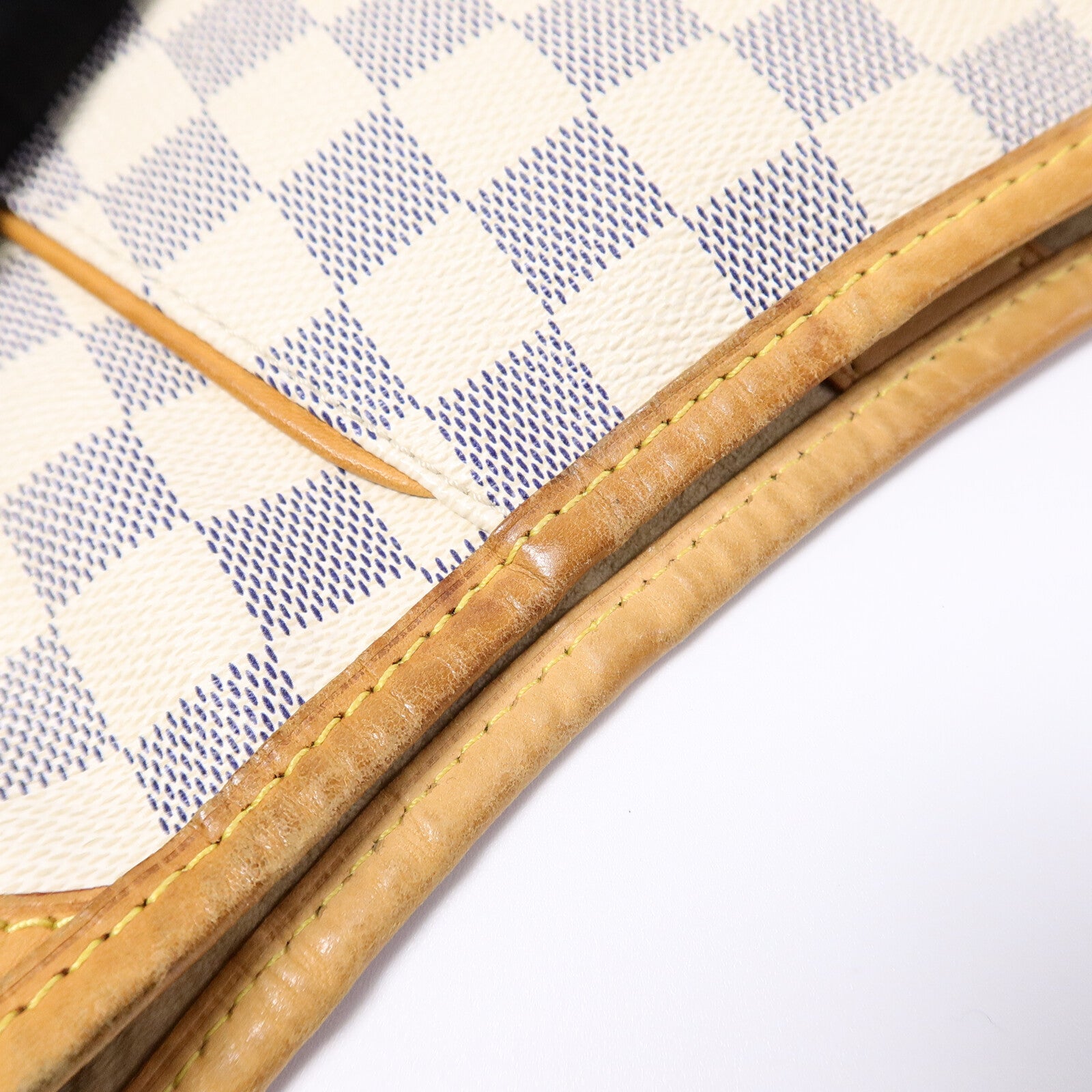 LOUIS VUITTON Damier Azur Galliera PM金扣肩背袋