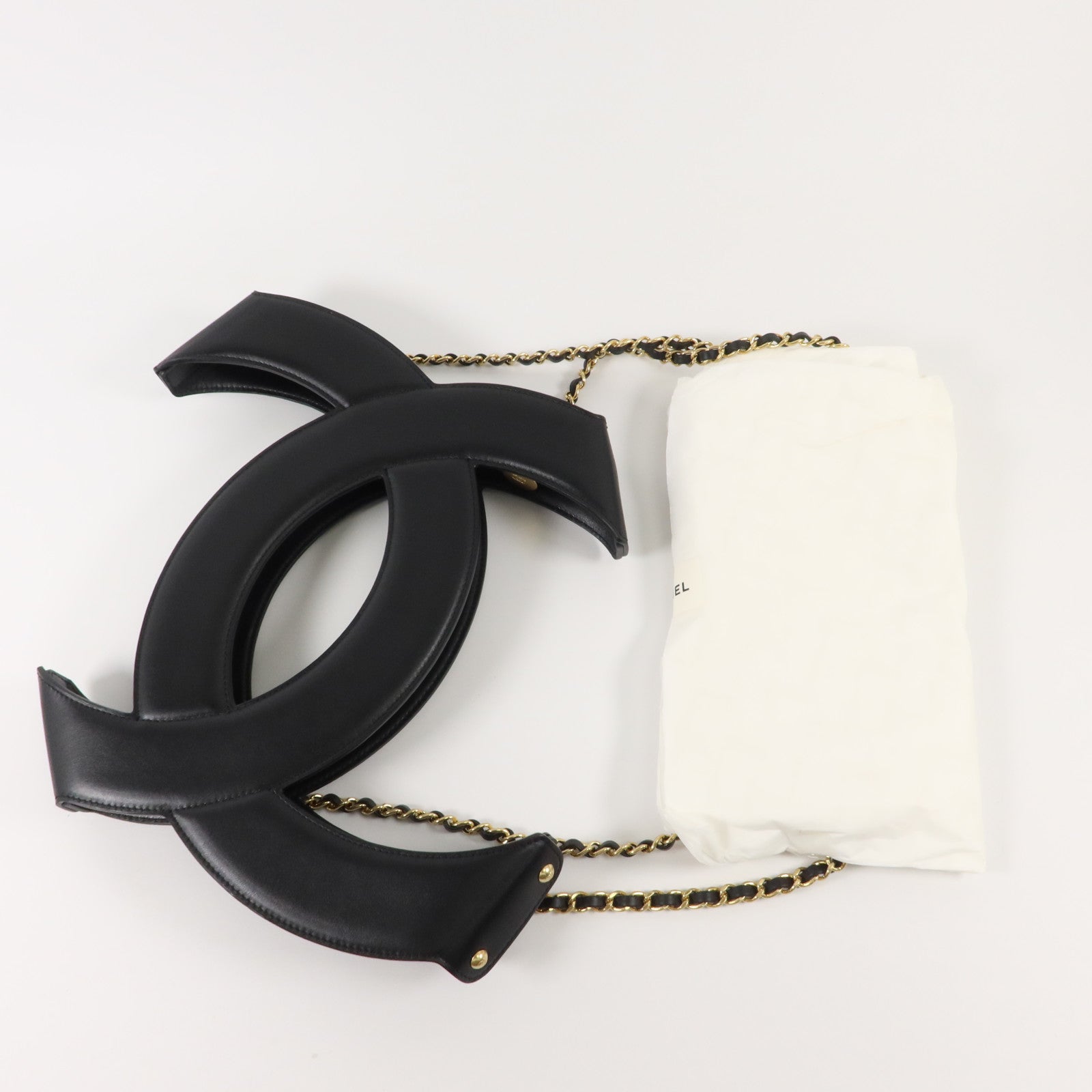 CHANEL 牛皮皮革/金屬Tennis Racket Set網球拍套裝