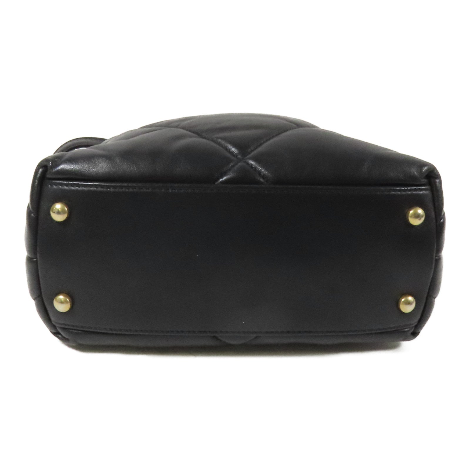 CHANEL 羊皮皮革Shoulder Bag金扣鏈帶肩背袋