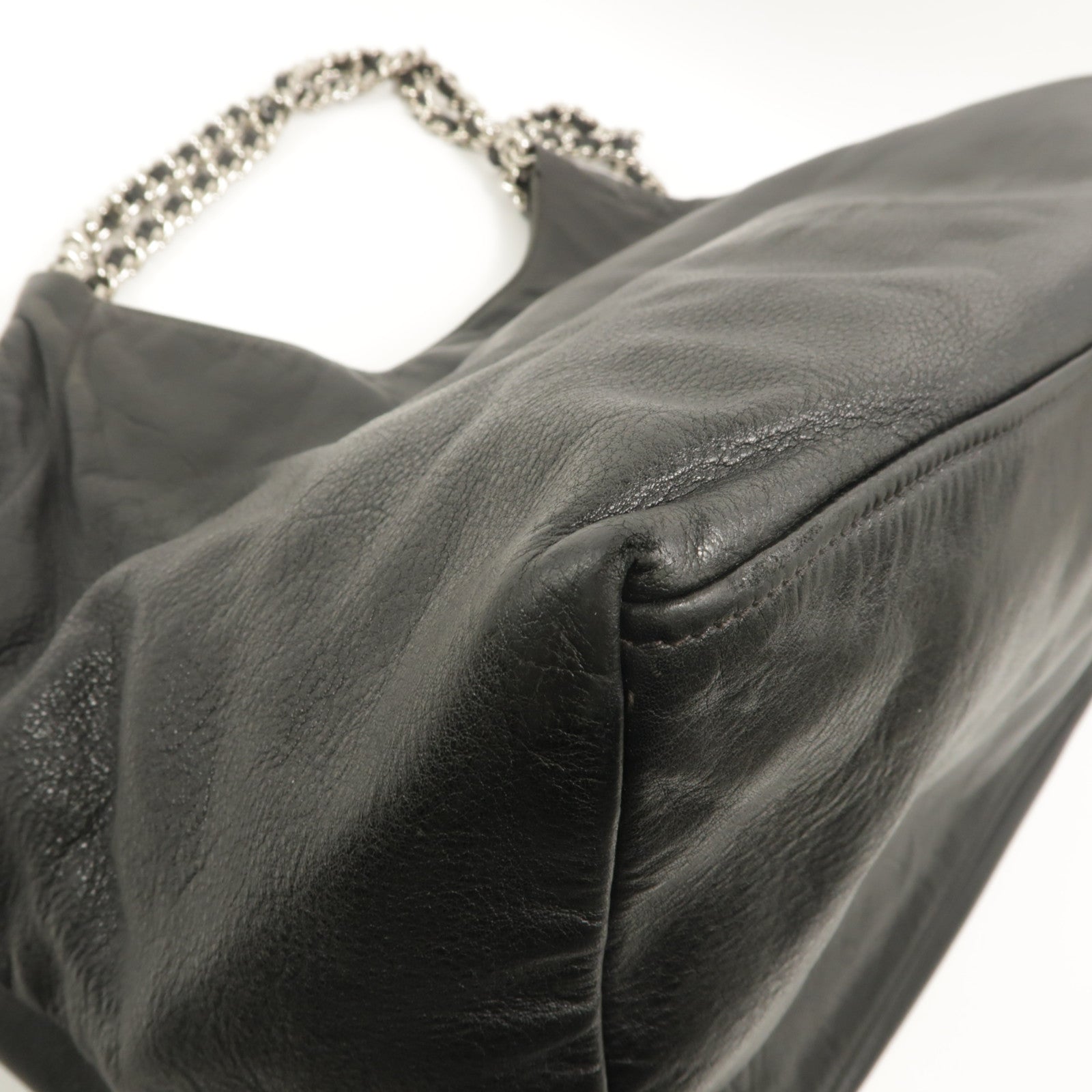 PRADA 牛皮皮革Shoulder Bag鏈帶肩背袋