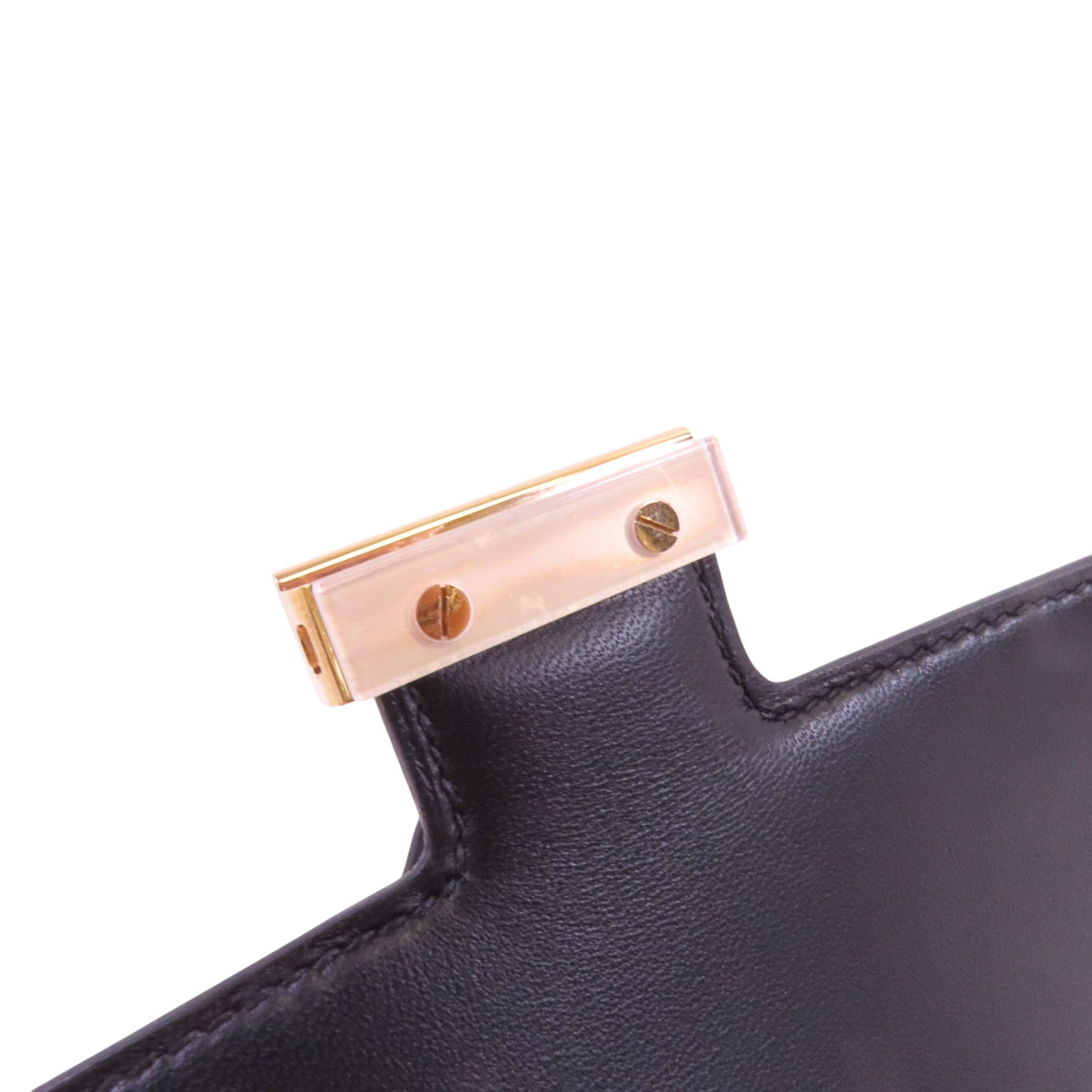 HERMES Epsom皮革Constance Mini金扣肩背袋