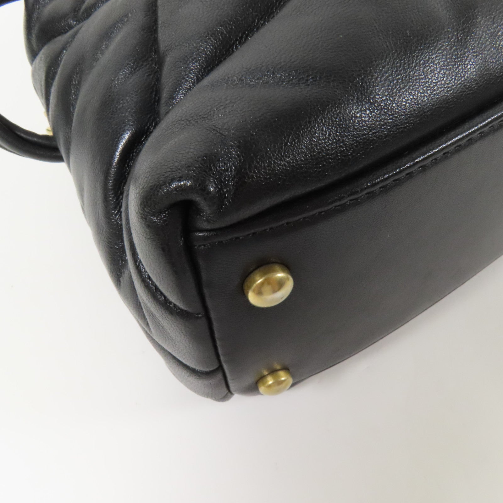 CHANEL 羊皮皮革Shoulder Bag金扣鏈帶肩背袋