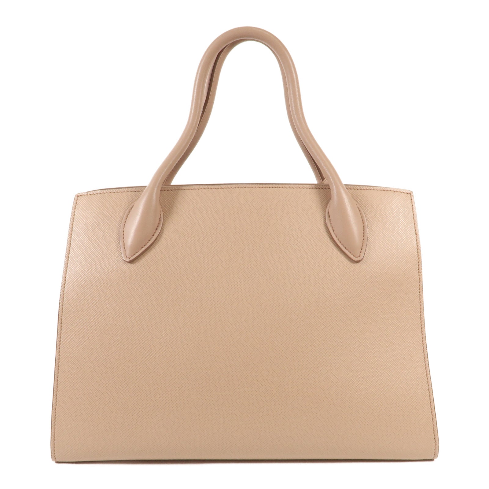 PRADA 牛皮皮革Monochrome金扣手挽肩背兩用袋