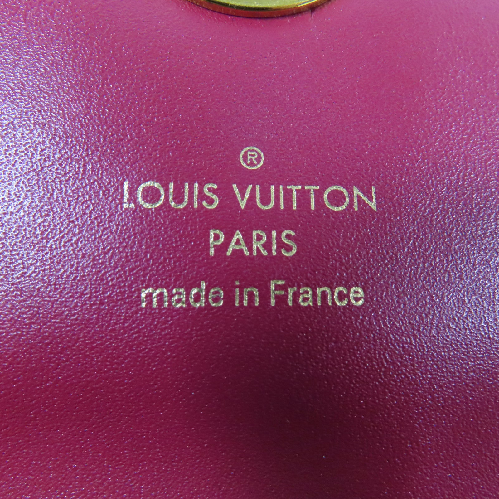 LOUIS VUITTON Monogram Portefeuille Flore金扣鏈帶肩背袋