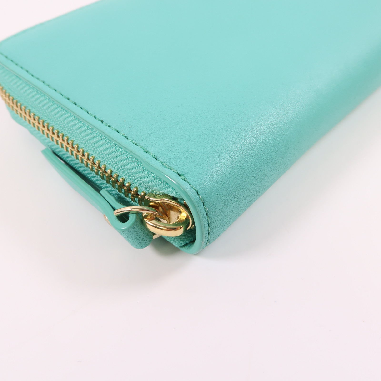 Kate Spade 【激減優惠】牛皮皮革Long Wallet金扣長錢包藍色