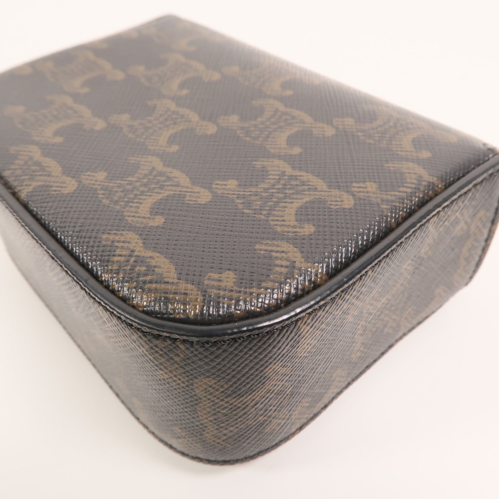 CELINE 塗層帆布Mini Claude肩背袋
