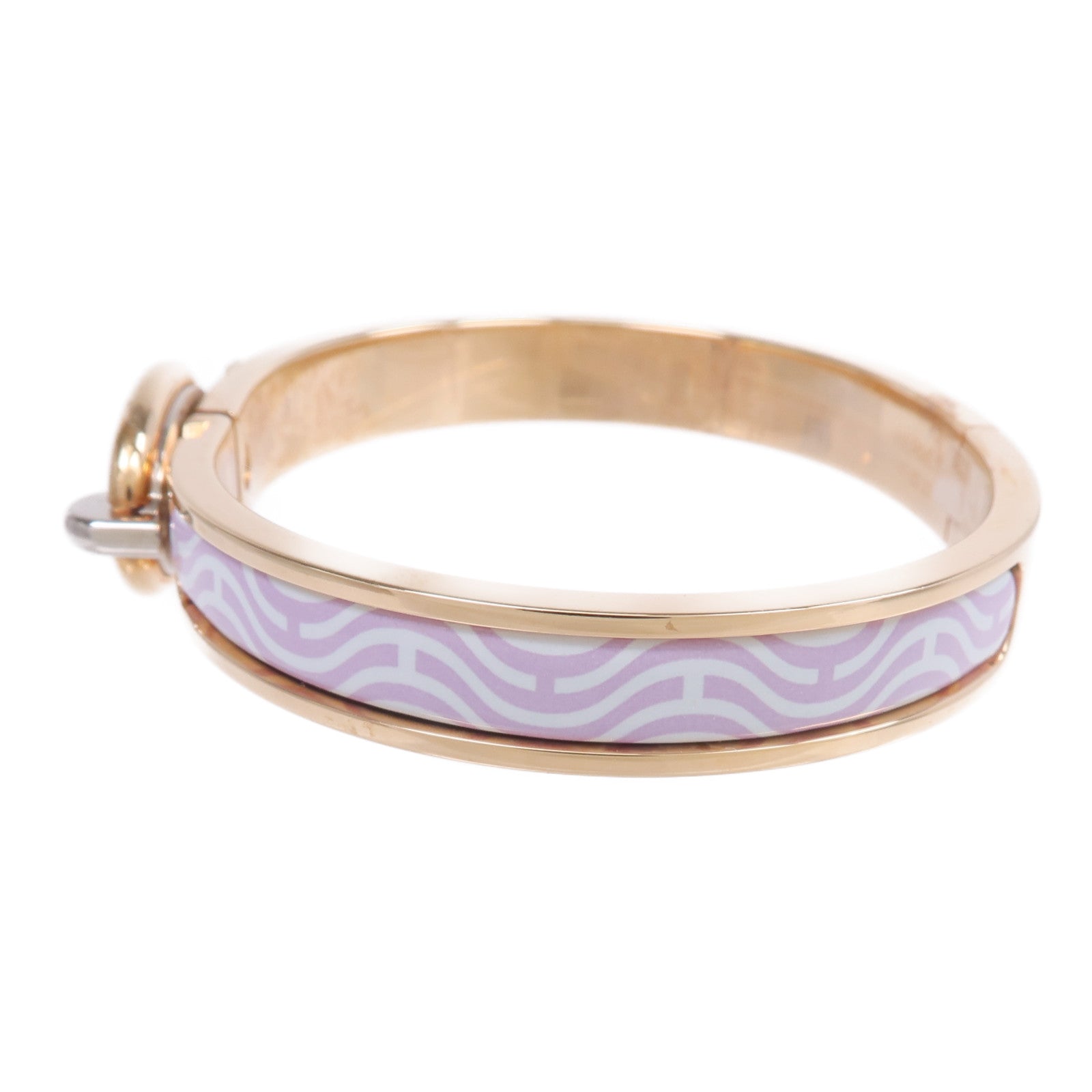 HERMES 金屬/琺瑯Mini Clic Chaine d'Ancre手鐲