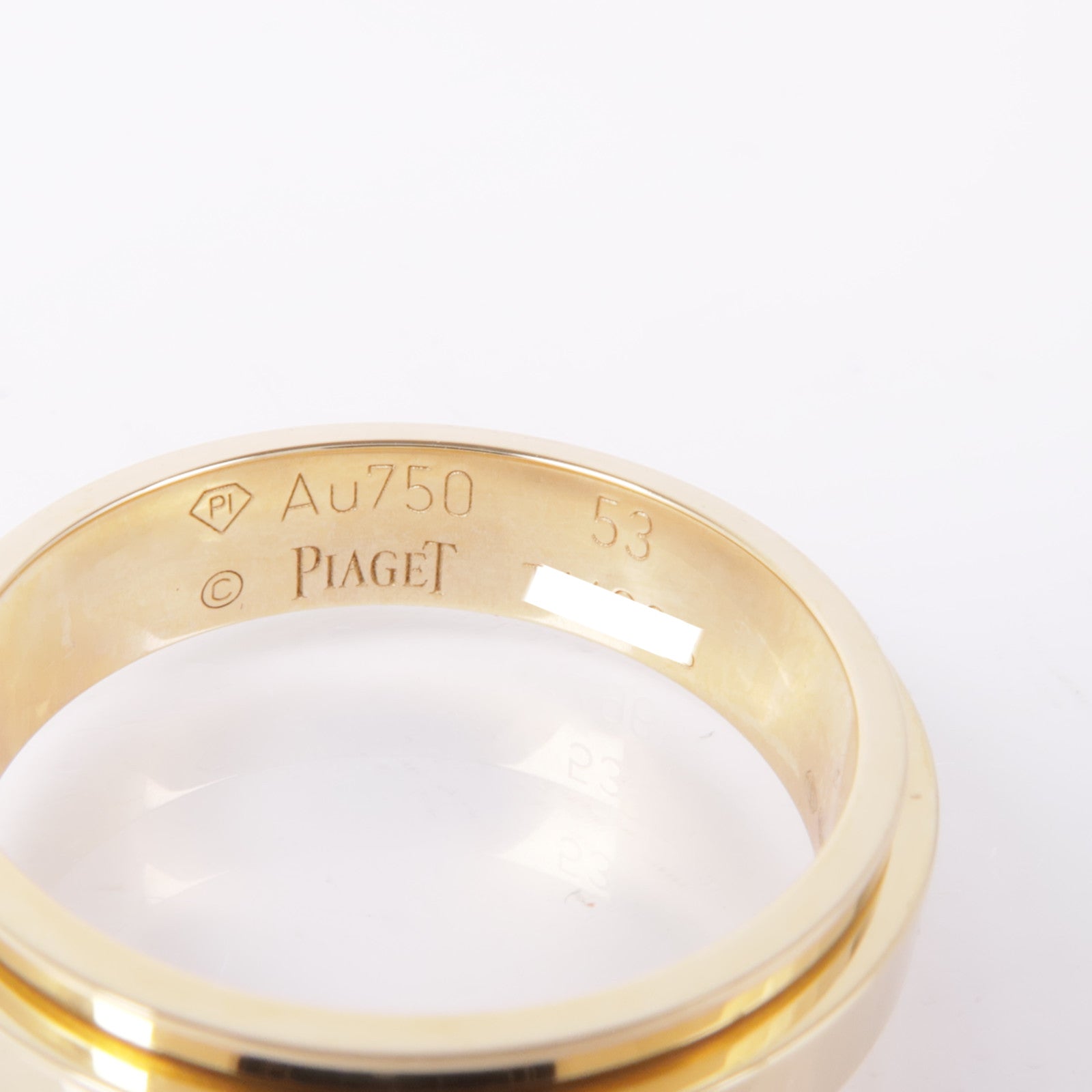 PIAGET 18K玫瑰金Ring戒指Piaget#53/US#6.25
