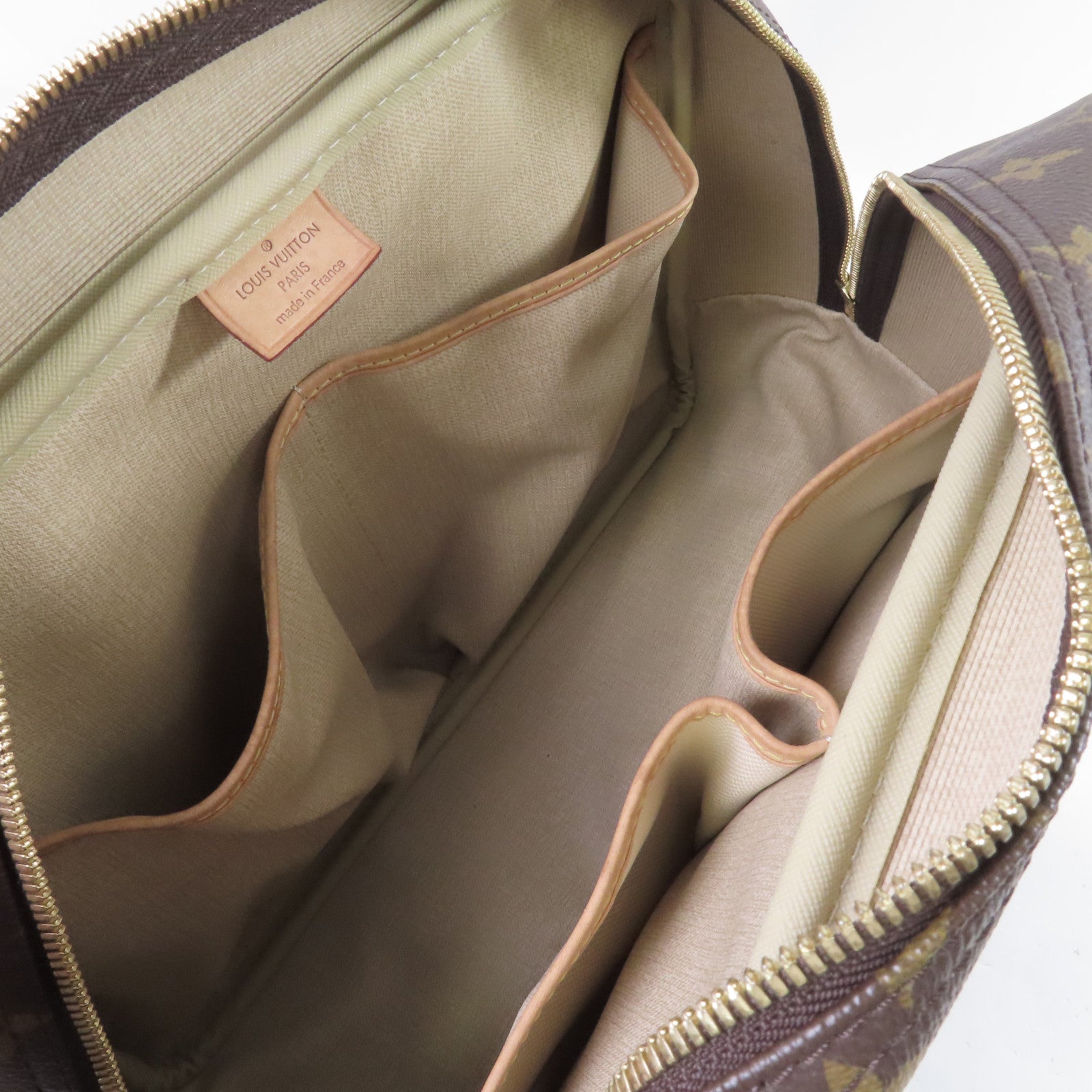 LOUIS VUITTON 【激減優惠】Monogram Deauville Hand Bag金扣手挽袋啡色