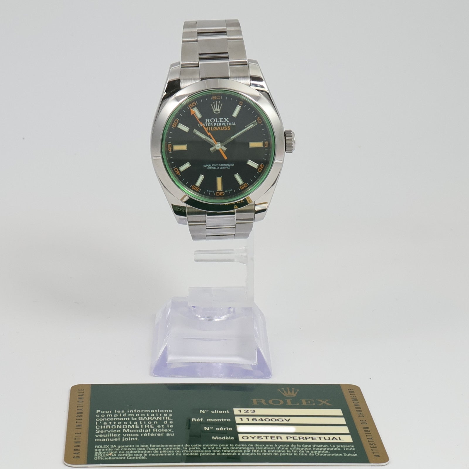 ROLEX Milgauss 116400GV