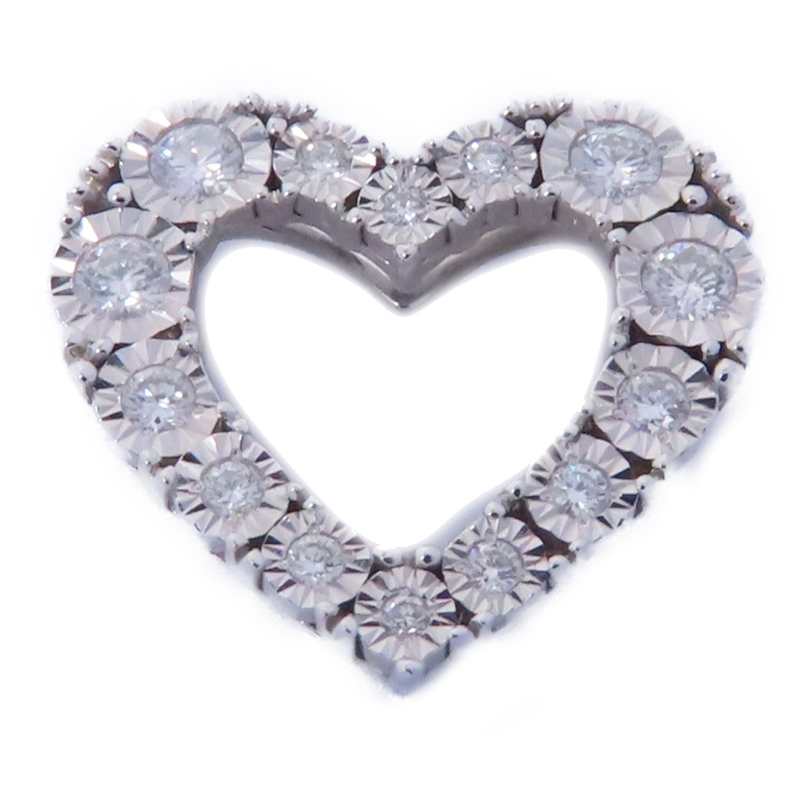 JEWELRY 【激減優惠】18K白金Diamond Pendant鑽石吊墜