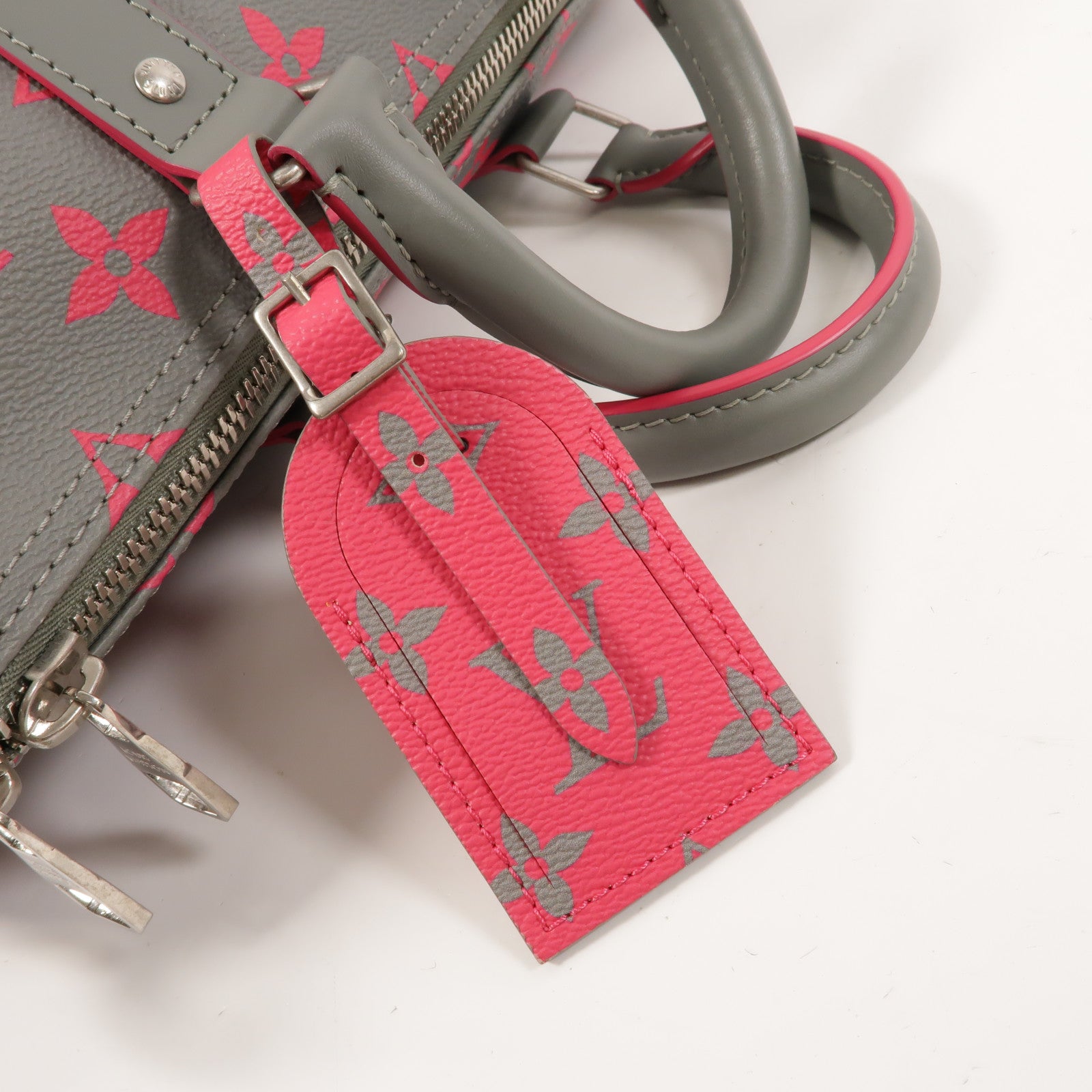 LOUIS VUITTON Monogram Glow Keepall Bandouliere 35手挽肩背兩用袋