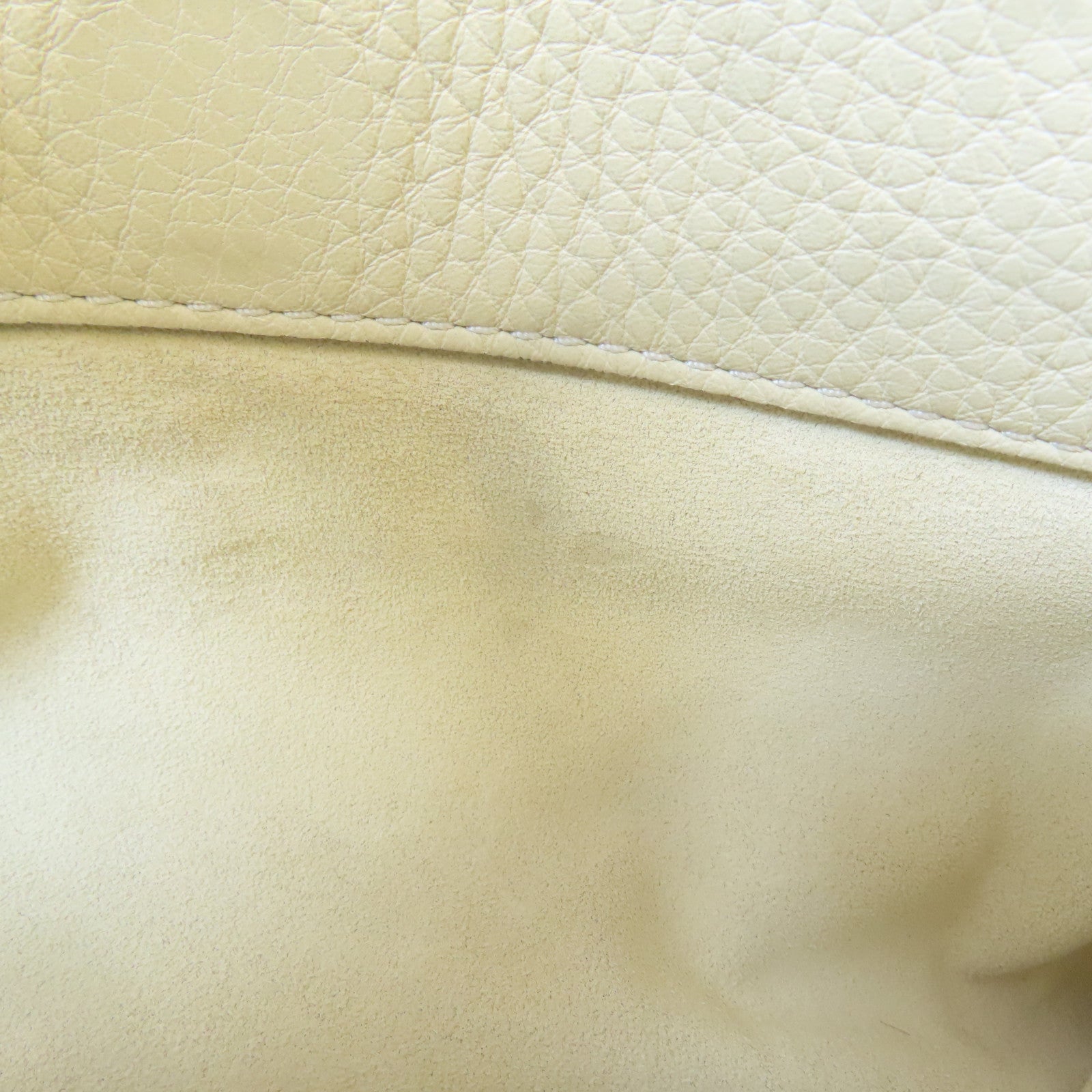 Valentino 牛皮皮革Shoulder Bag手挽肩背兩用袋米色