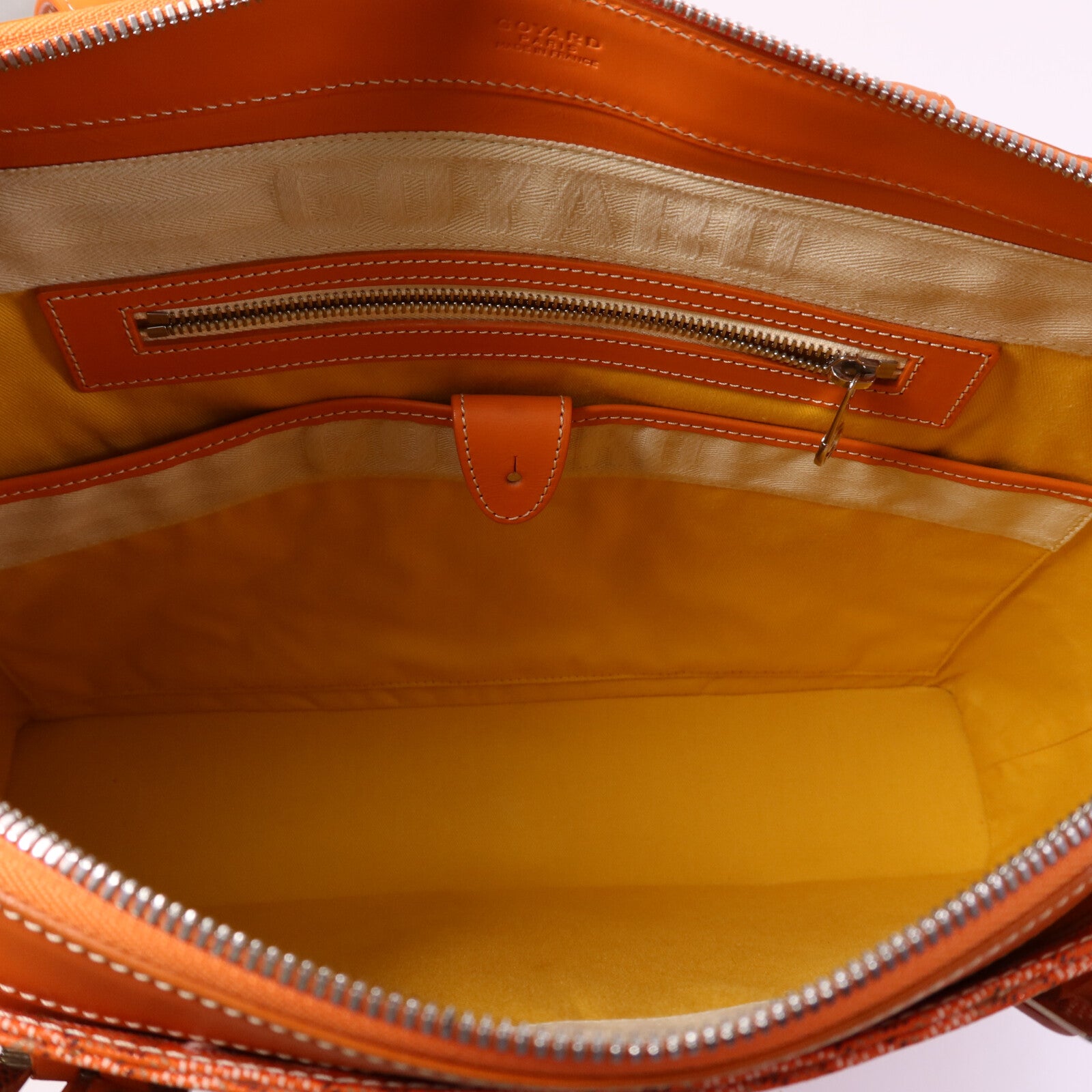 GOYARD 塗層帆布Sac Marie Galante GM銀扣手挽袋