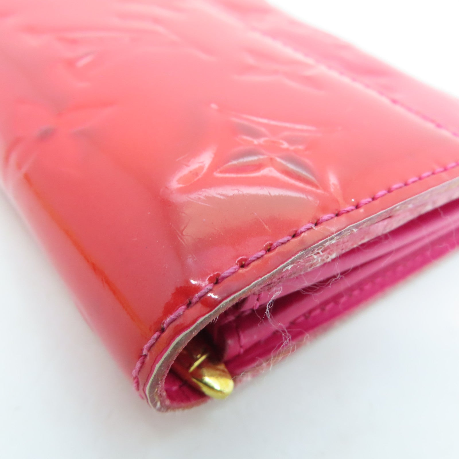 LOUIS VUITTON 【激減優惠】Venis Long Wallet金扣長錢包紅色
