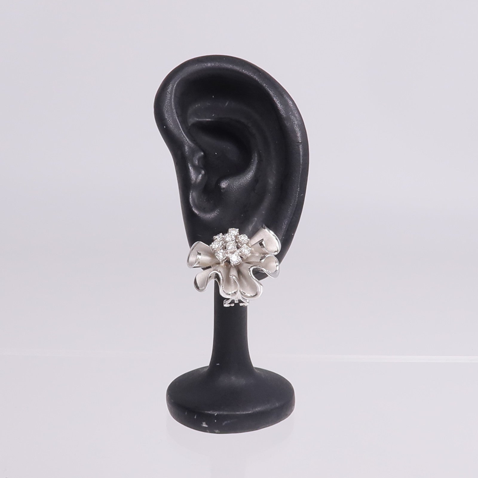JEWELRY 18K白金Diamond Earrings鑽石耳環
