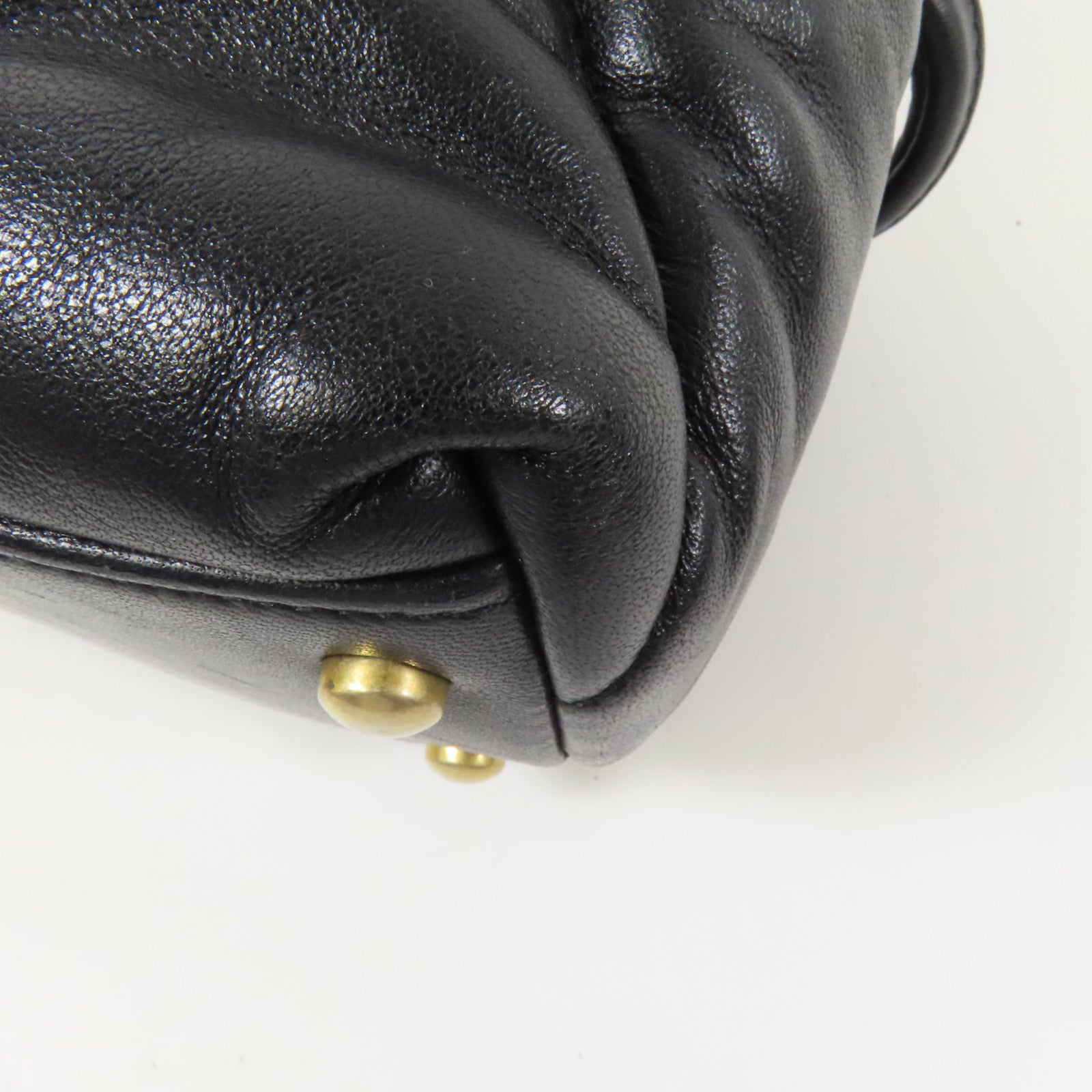 CHANEL 羊皮皮革Shoulder Bag金扣鏈帶肩背袋