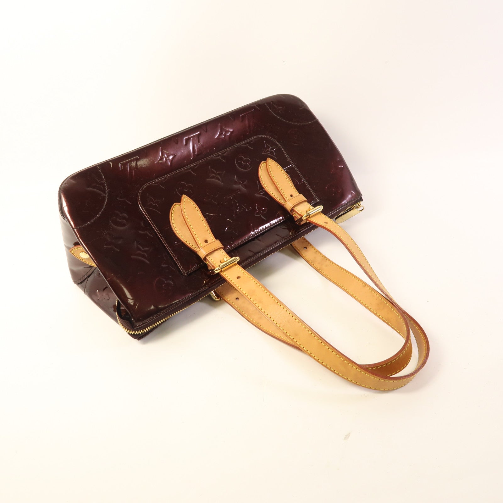 LOUIS VUITTON Vernis Rosewood Avenue金扣肩背袋