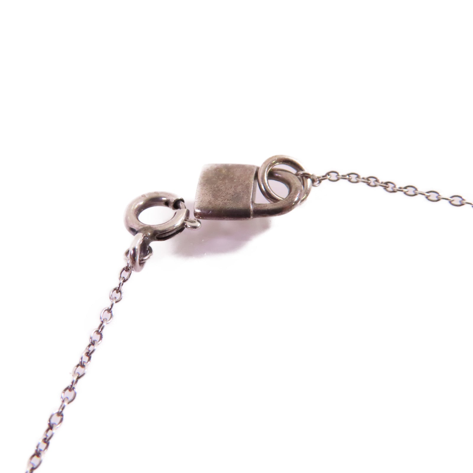 TIFFANY＆CO 925純銀Heart rock and key Necklace項鏈