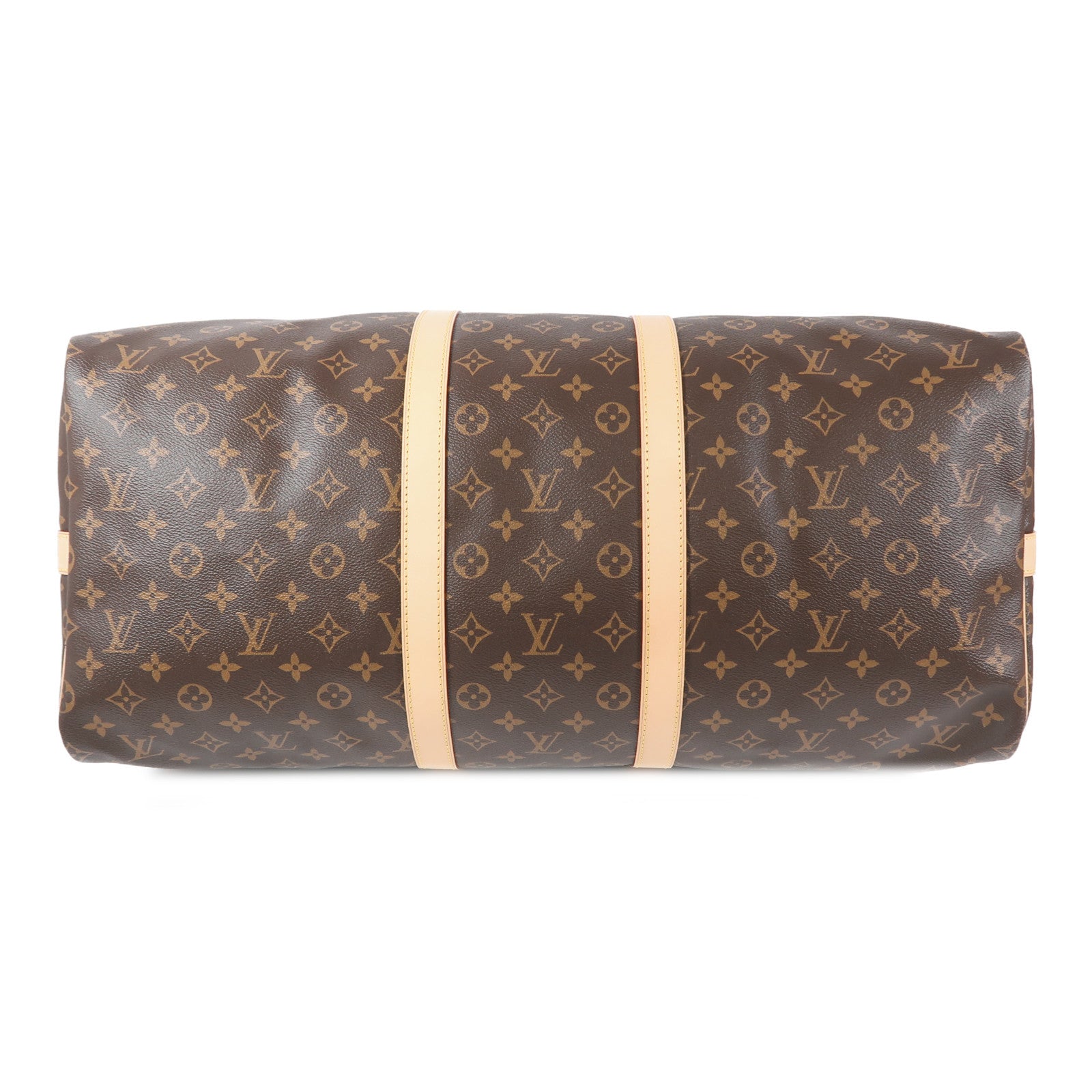 LOUIS VUITTON Monogram Keepall Bandoulie 55金扣手挽肩背兩用袋
