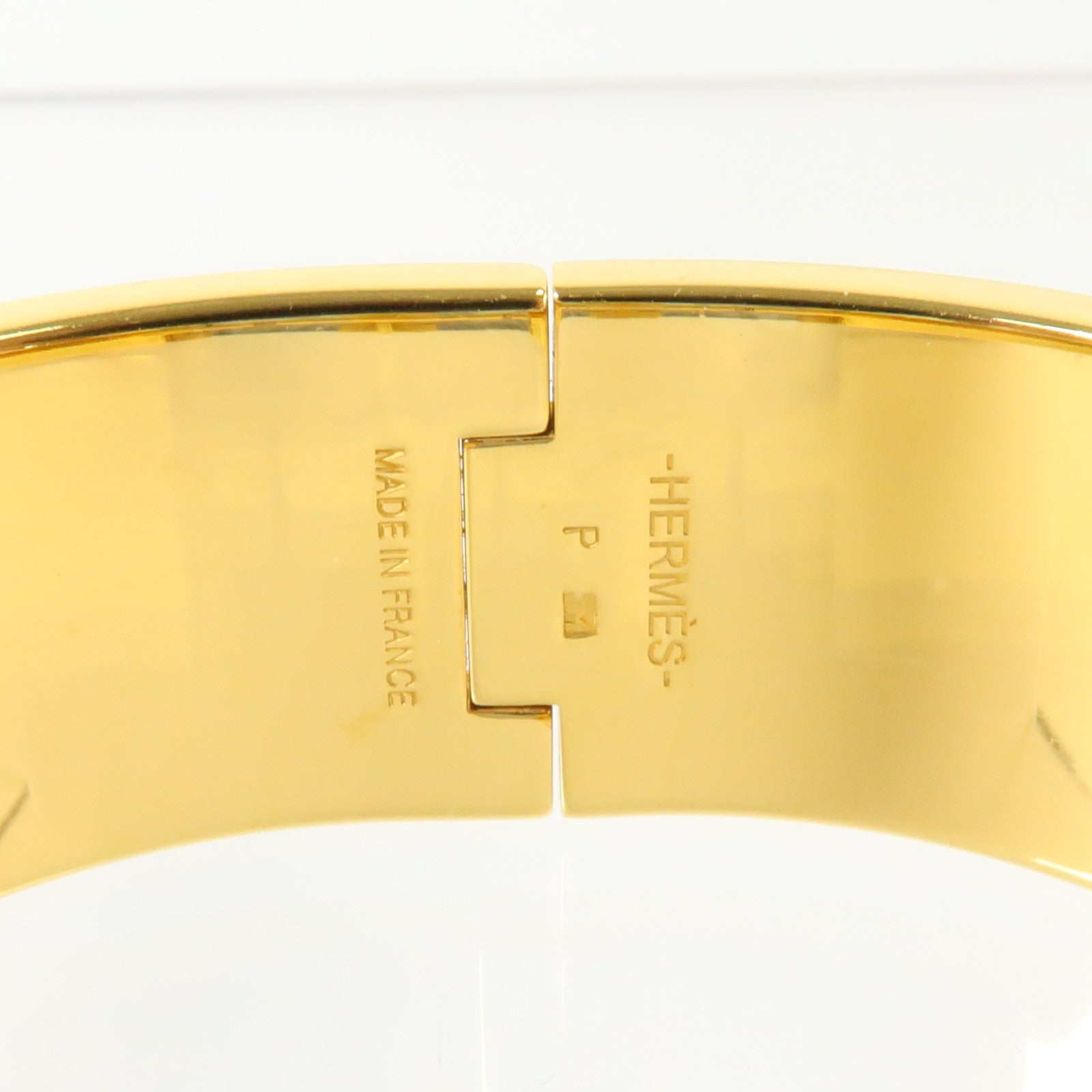 HERMES 金屬/琺瑯Clic Clac H Bracelet金扣手鏈