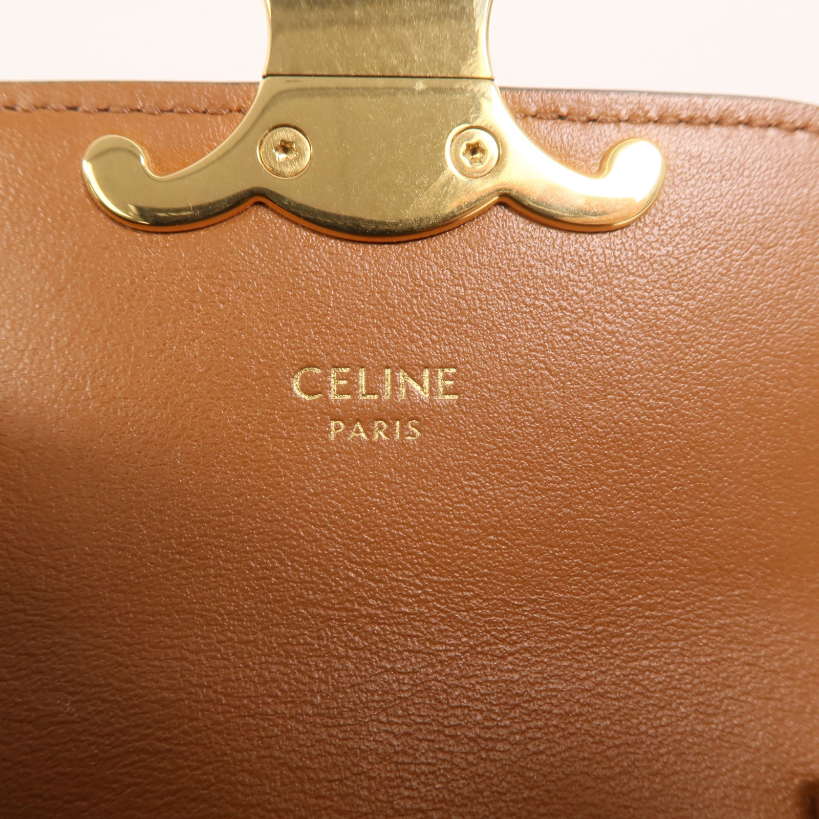 CELINE 塗層帆布Mini Claude肩背袋