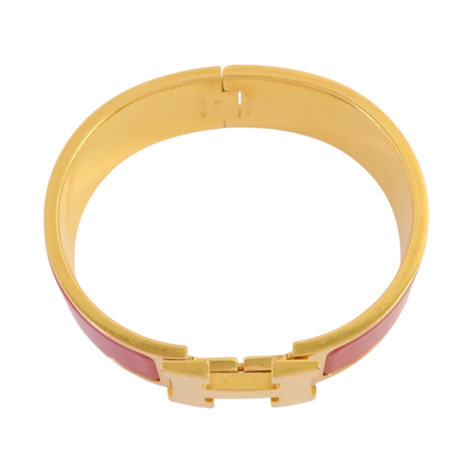 HERMES 【激減優惠】金屬/琺瑯Clic-Clac H Bracelet金扣手鏈