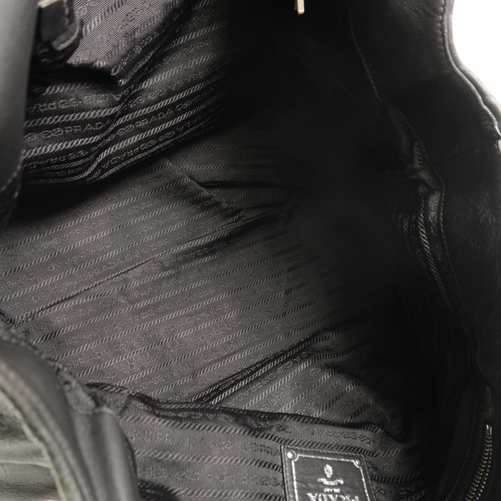 PRADA 牛皮皮革Shoulder Bag鏈帶肩背袋