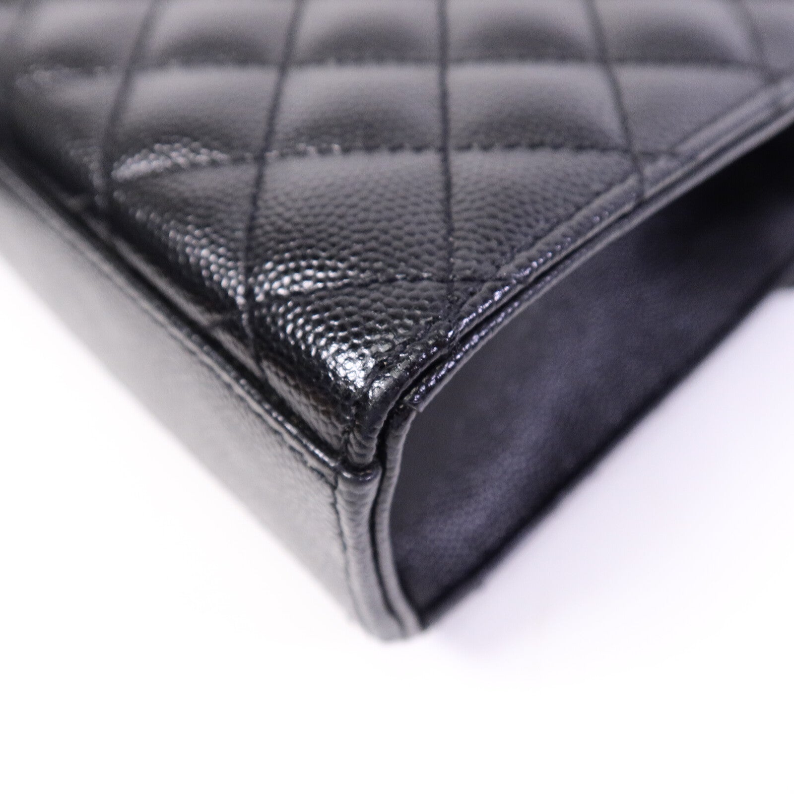 SAINT LAURENT 牛皮皮革Envelope鏈帶手挽肩背兩用袋