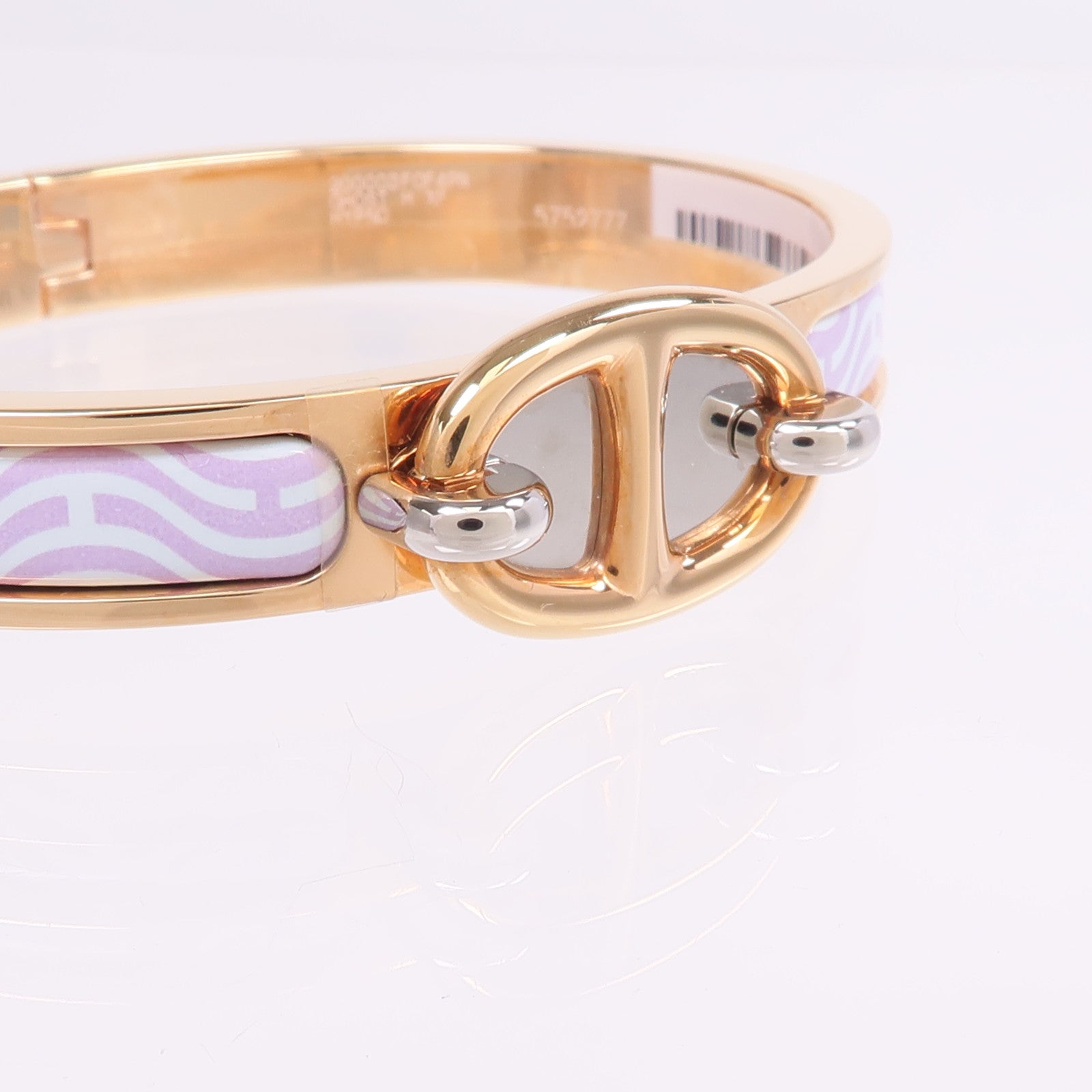 HERMES 金屬/琺瑯Mini Clic Chaine d'Ancre手鐲