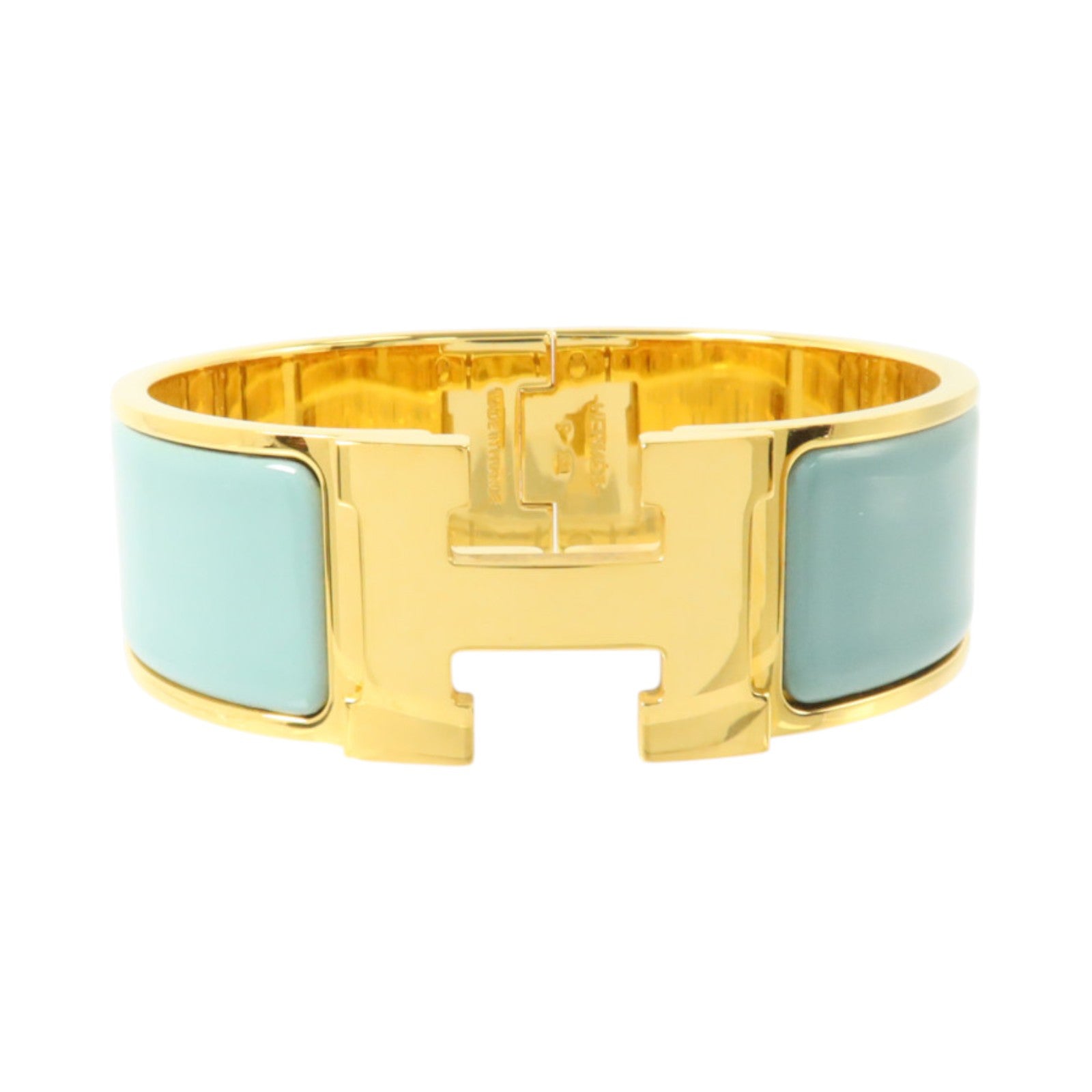HERMES 金屬/琺瑯Clic Clac H Bracelet金扣手鏈