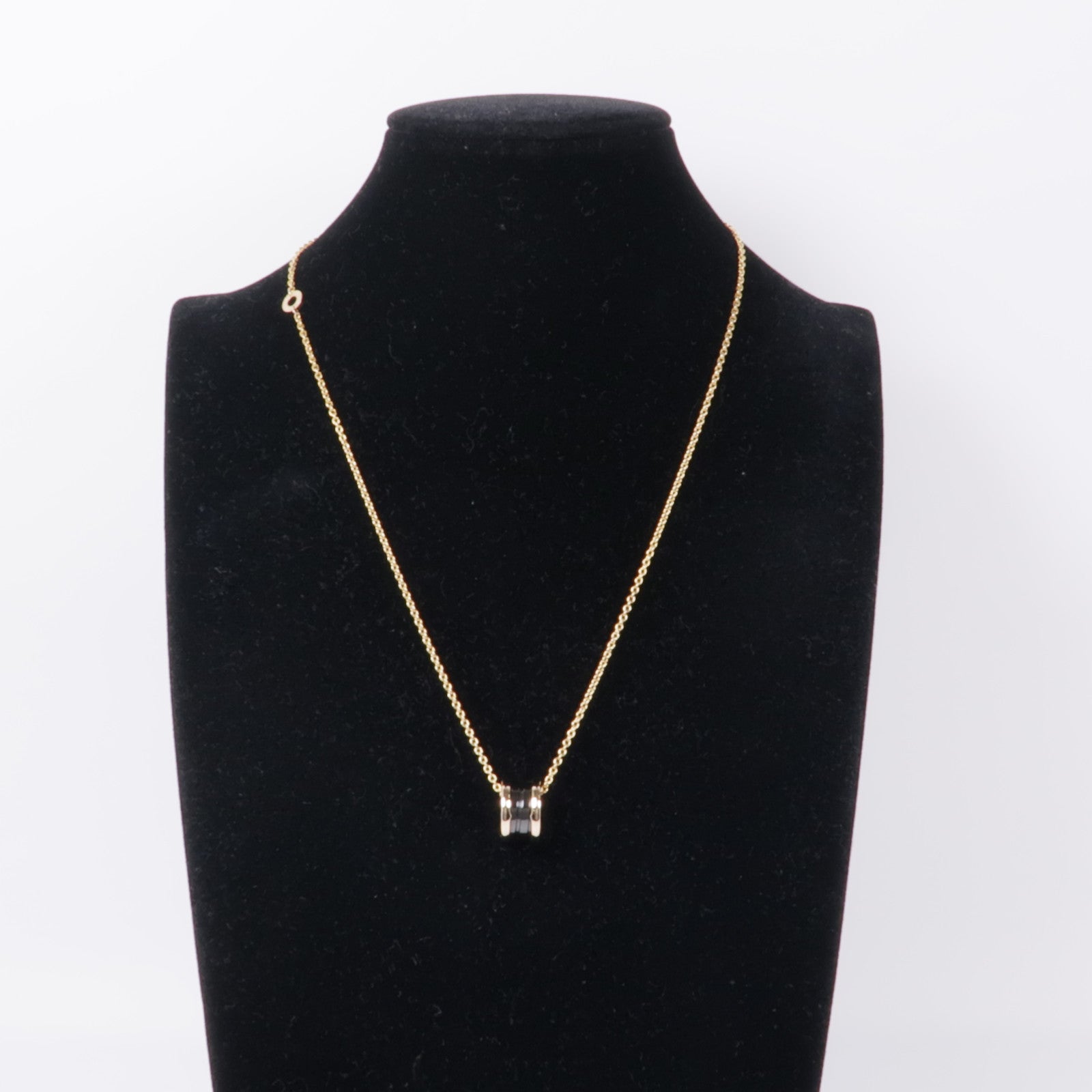 BVLGARI 18K玫瑰金/陶瓷B.zero1 Necklace項鍊
