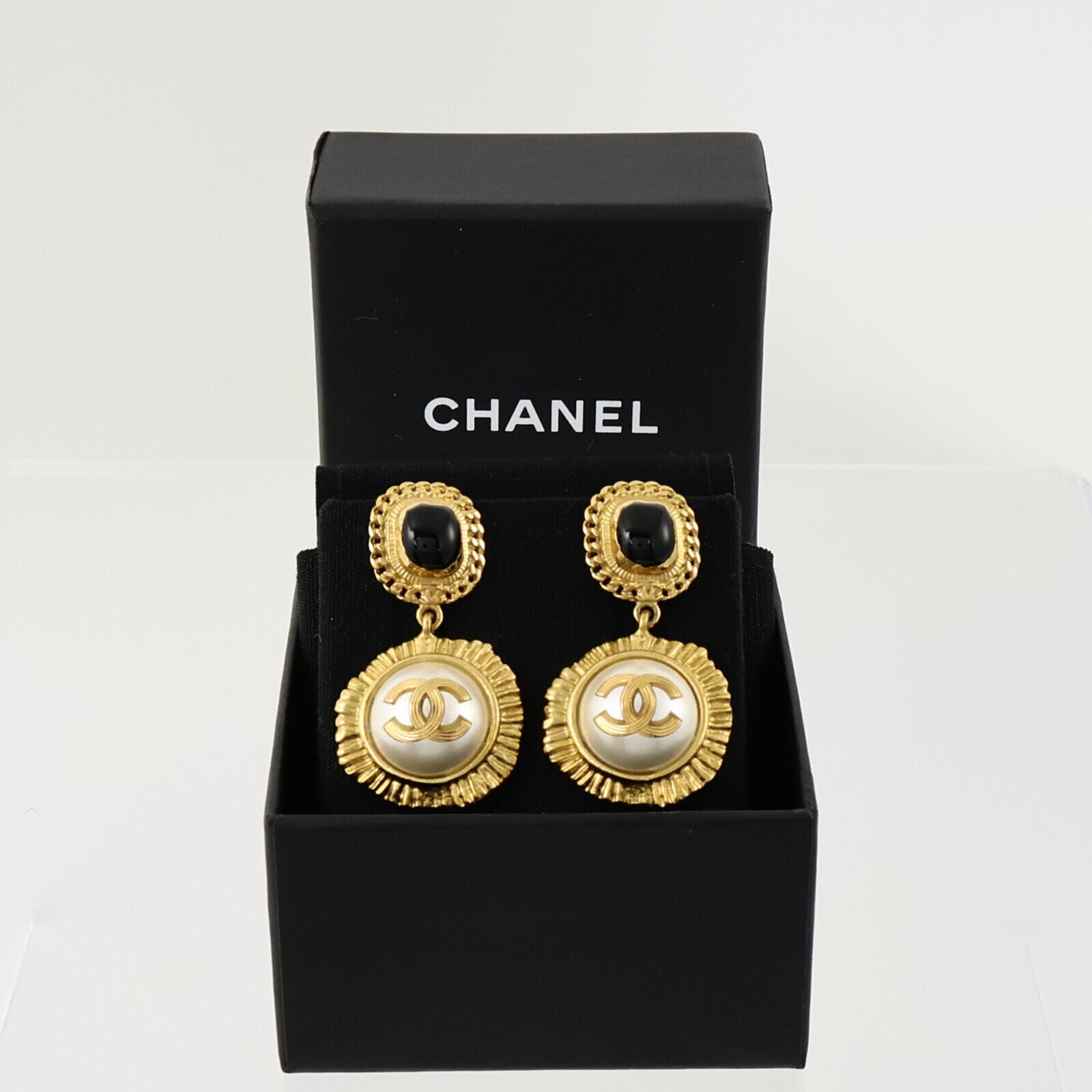 CHANEL PVC/金屬Earrings耳環