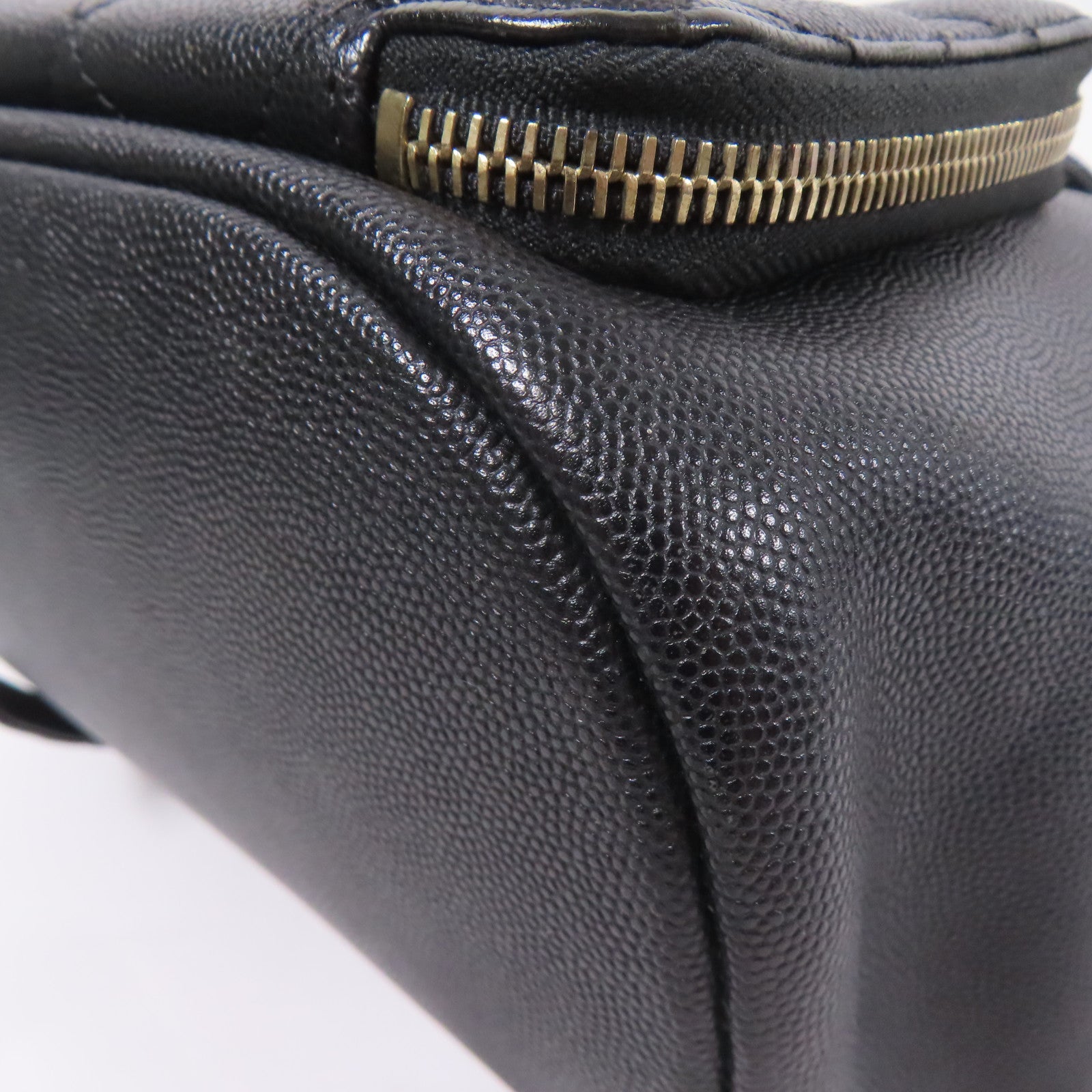 CHANEL 牛皮皮革Backpack金扣背包