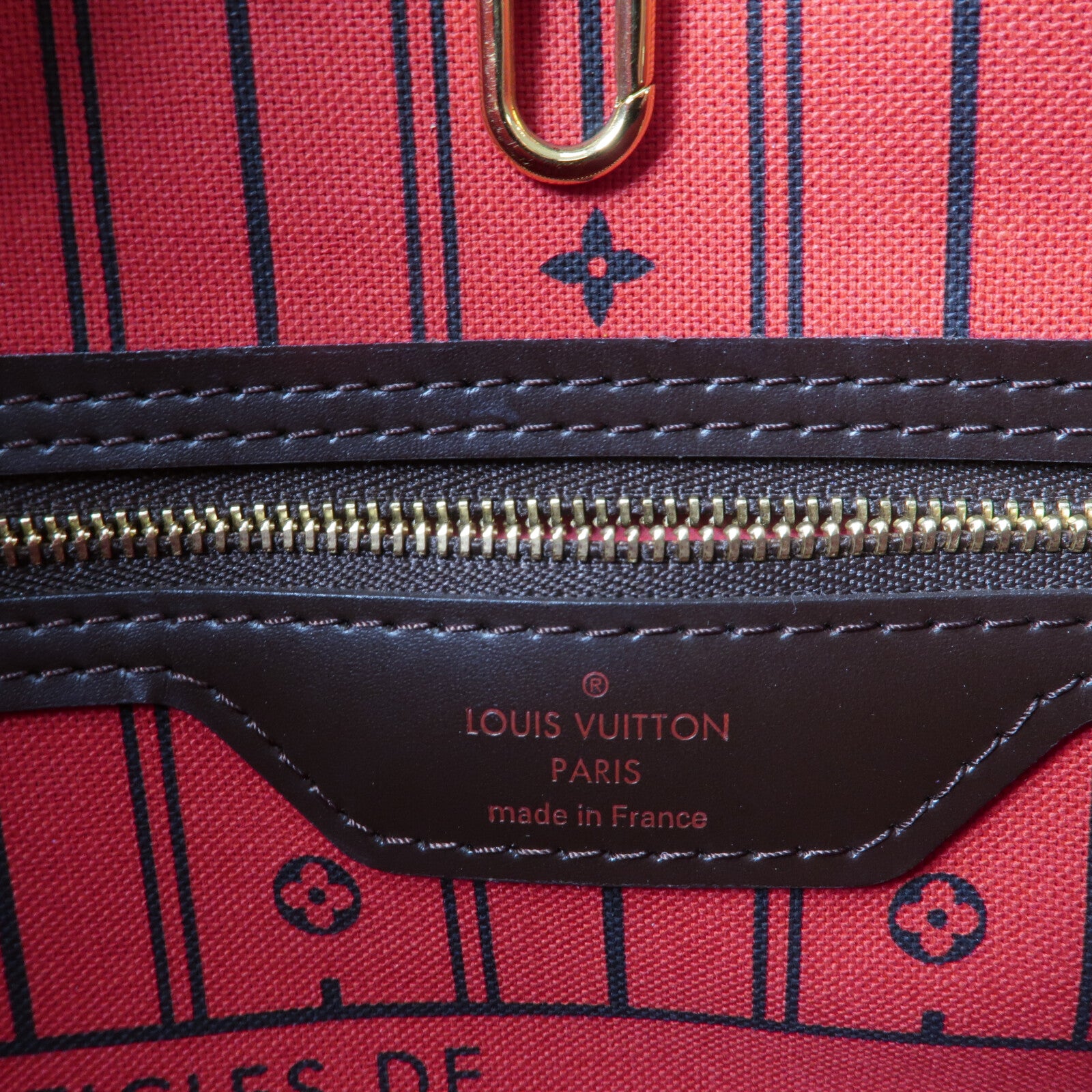 LOUIS VUITTON Damier Neverfull MM手挽袋