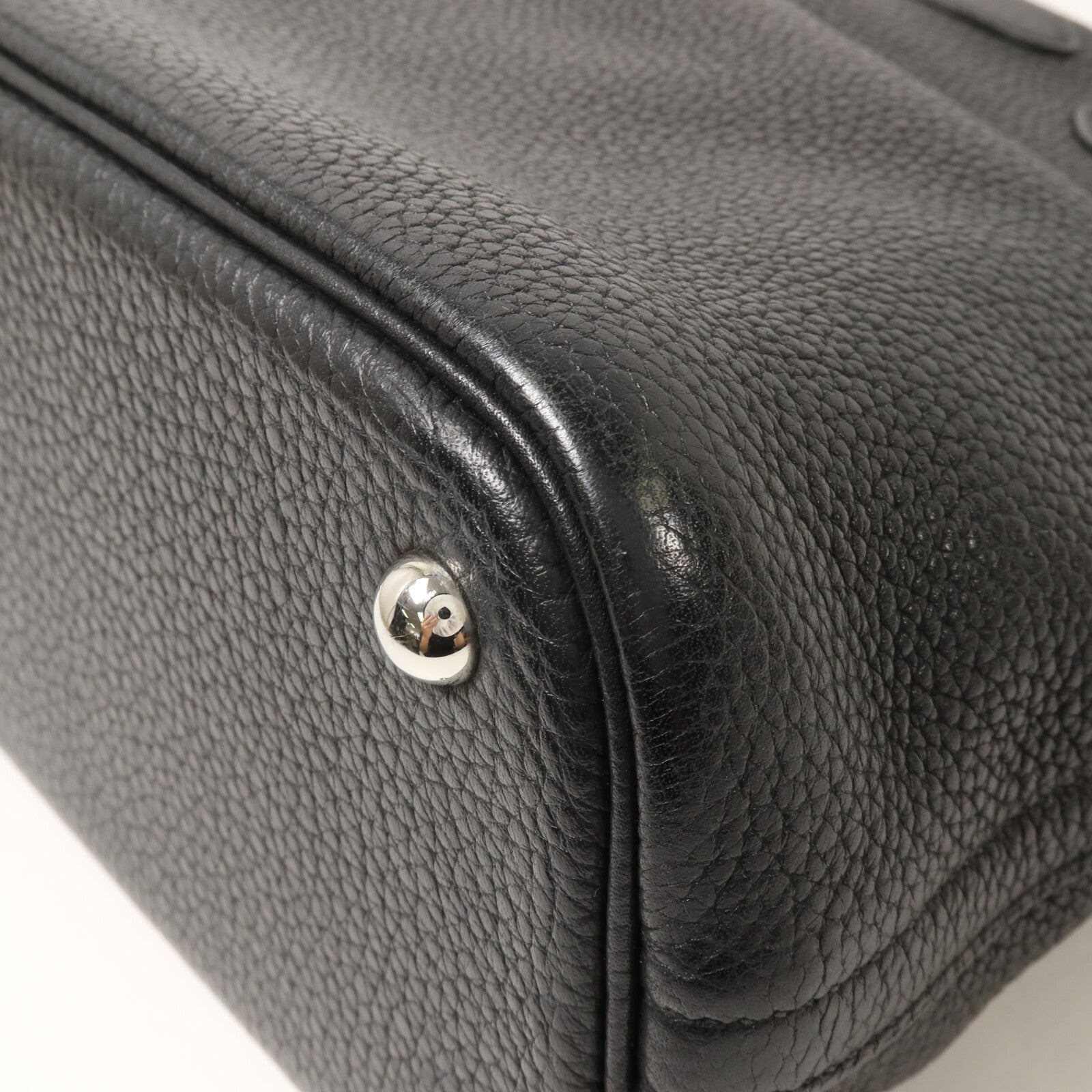 HERMES Clemence皮革Bolide 31手挽袋Noir