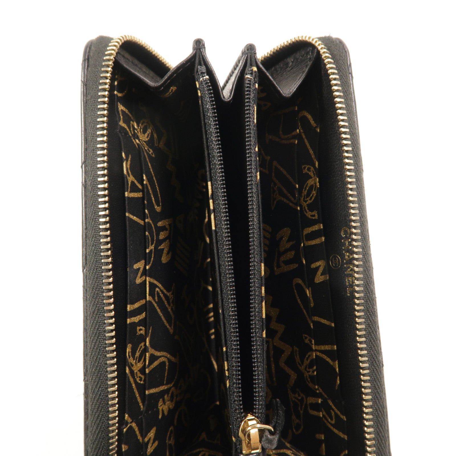 CHANEL 羊皮皮革Zipper Wallet長錢包