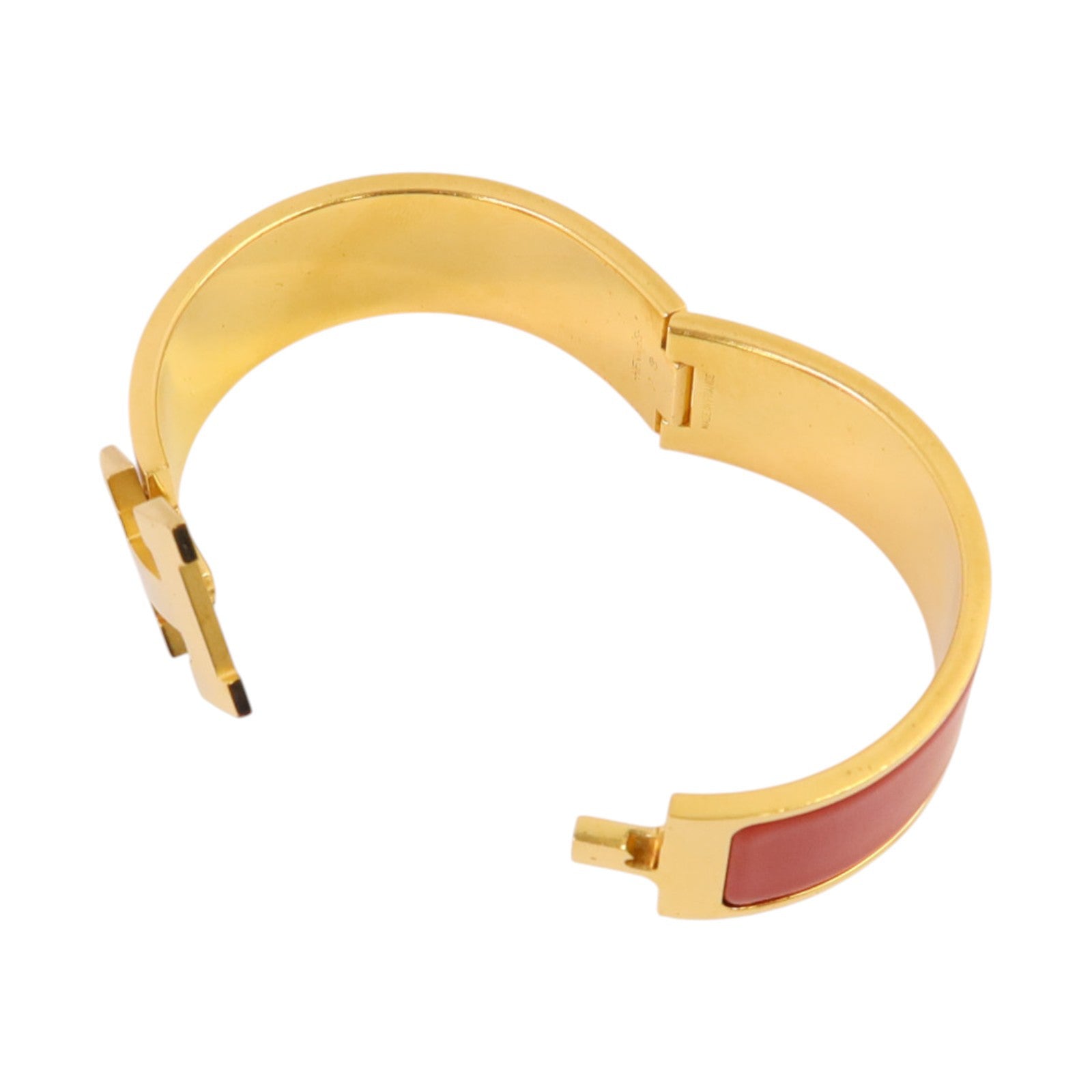 HERMES 【激減優惠】金屬/琺瑯Clic-Clac H Bracelet金扣手鏈