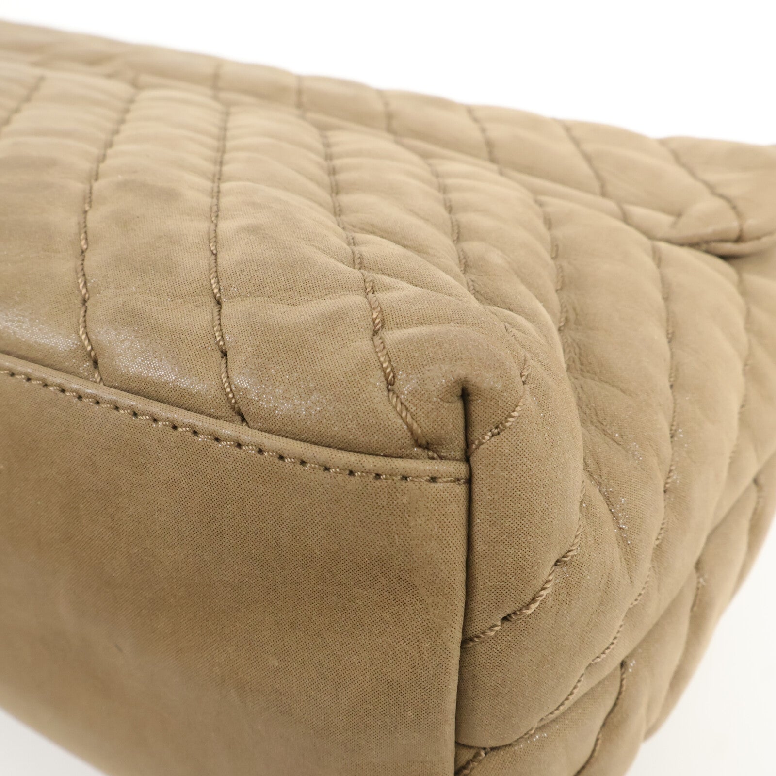 CHANEL 牛皮皮革Irdescent Supique Flap Bag鏈帶肩背袋