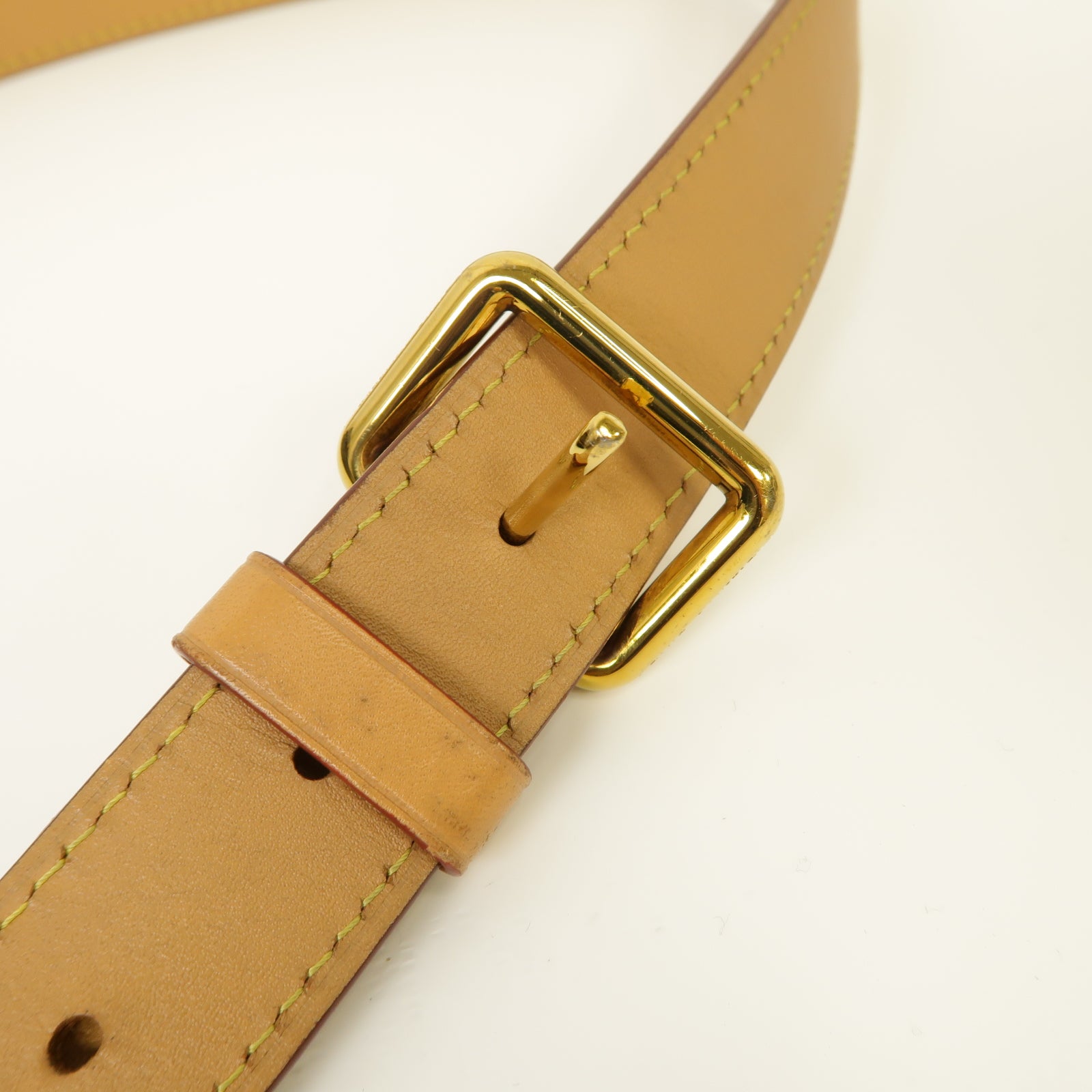 LOUIS VUITTON Monogram Odeon金扣肩背袋棕色