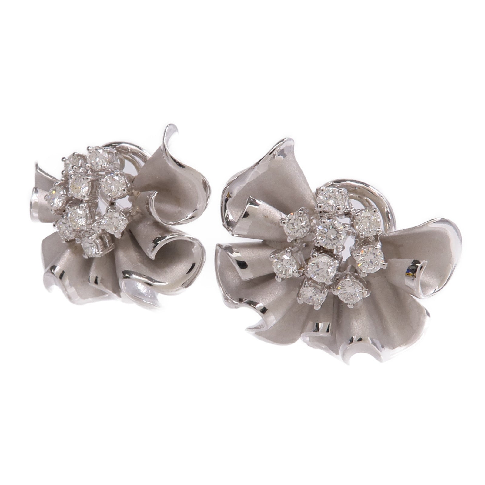 JEWELRY 18K白金Diamond Earrings鑽石耳環