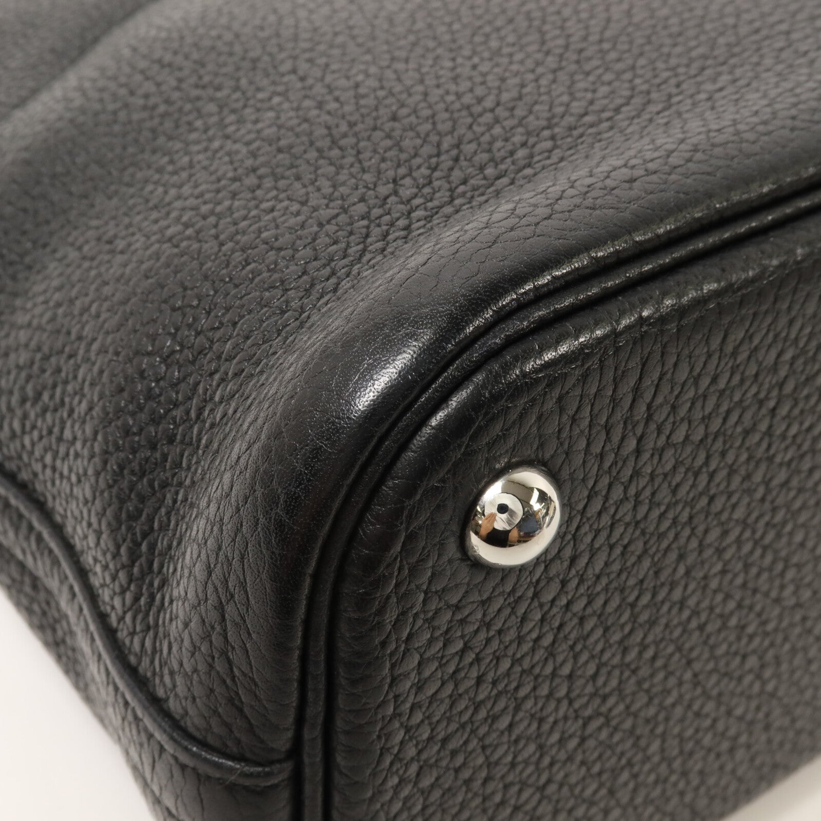 HERMES Clemence皮革Bolide 31手挽袋Noir