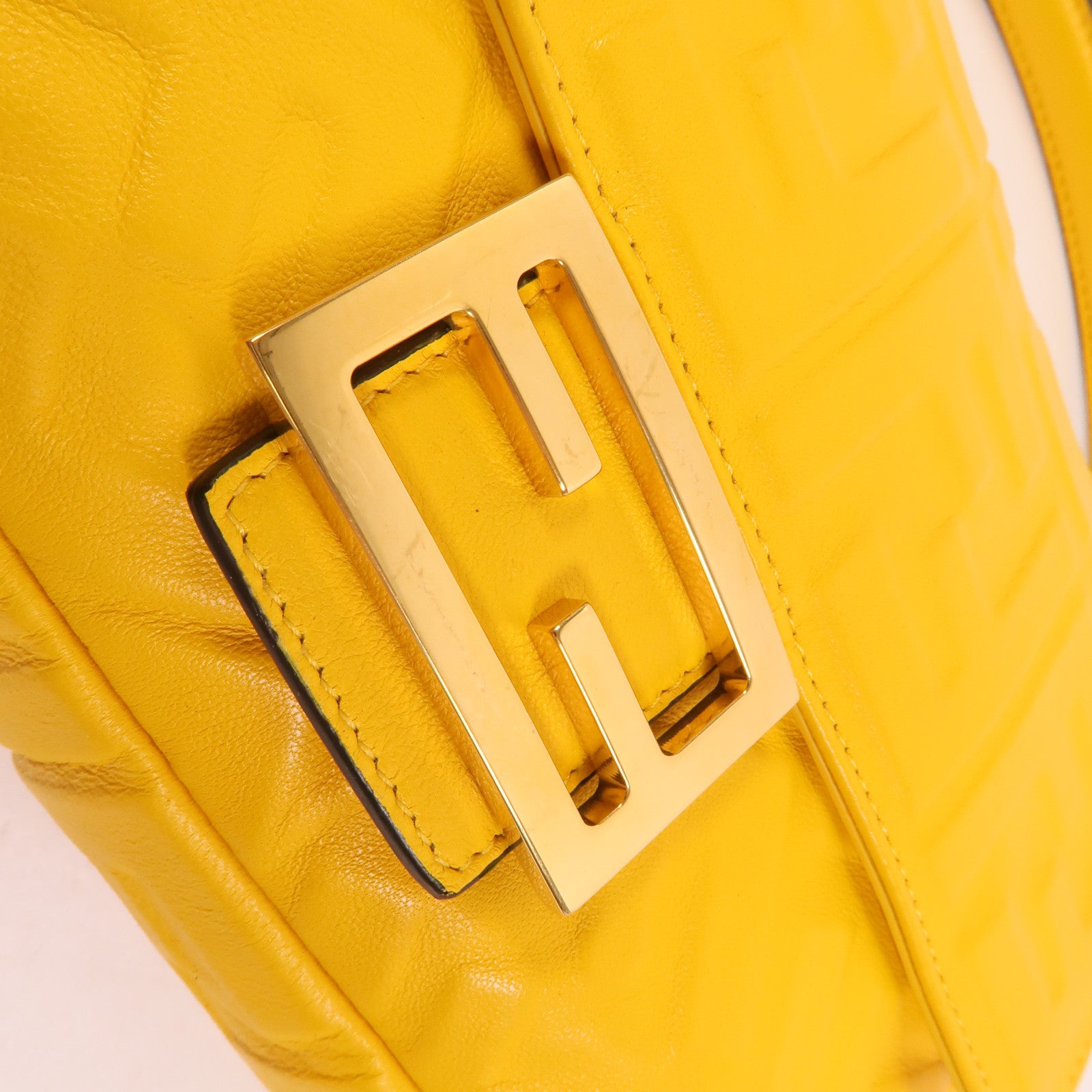 FENDI 牛皮皮革Baguette手挽肩背兩用袋