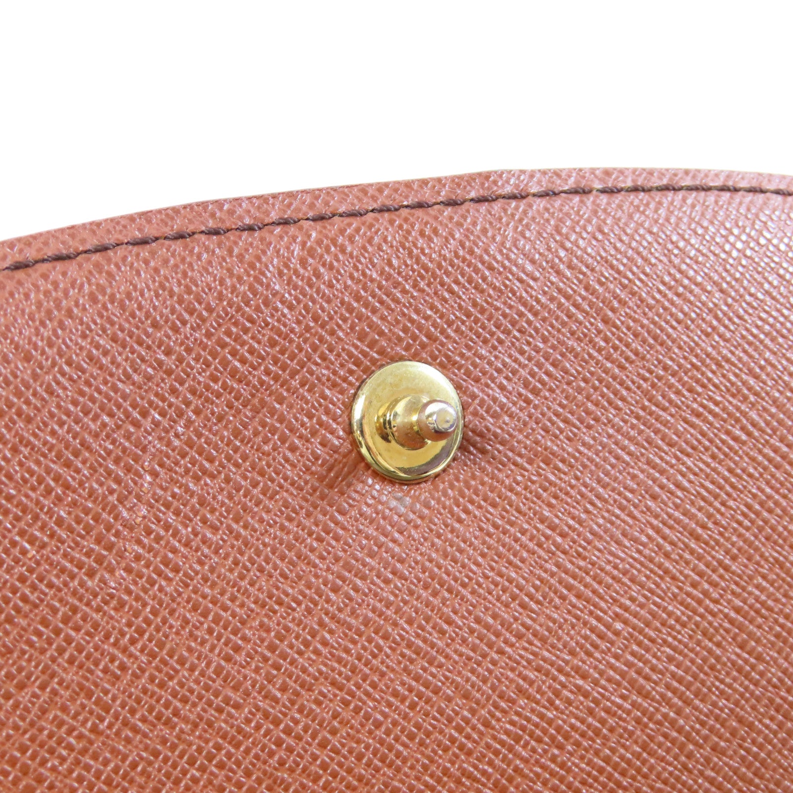 LOUIS VUITTON Monogram Saint Cloud金扣肩背袋啡色